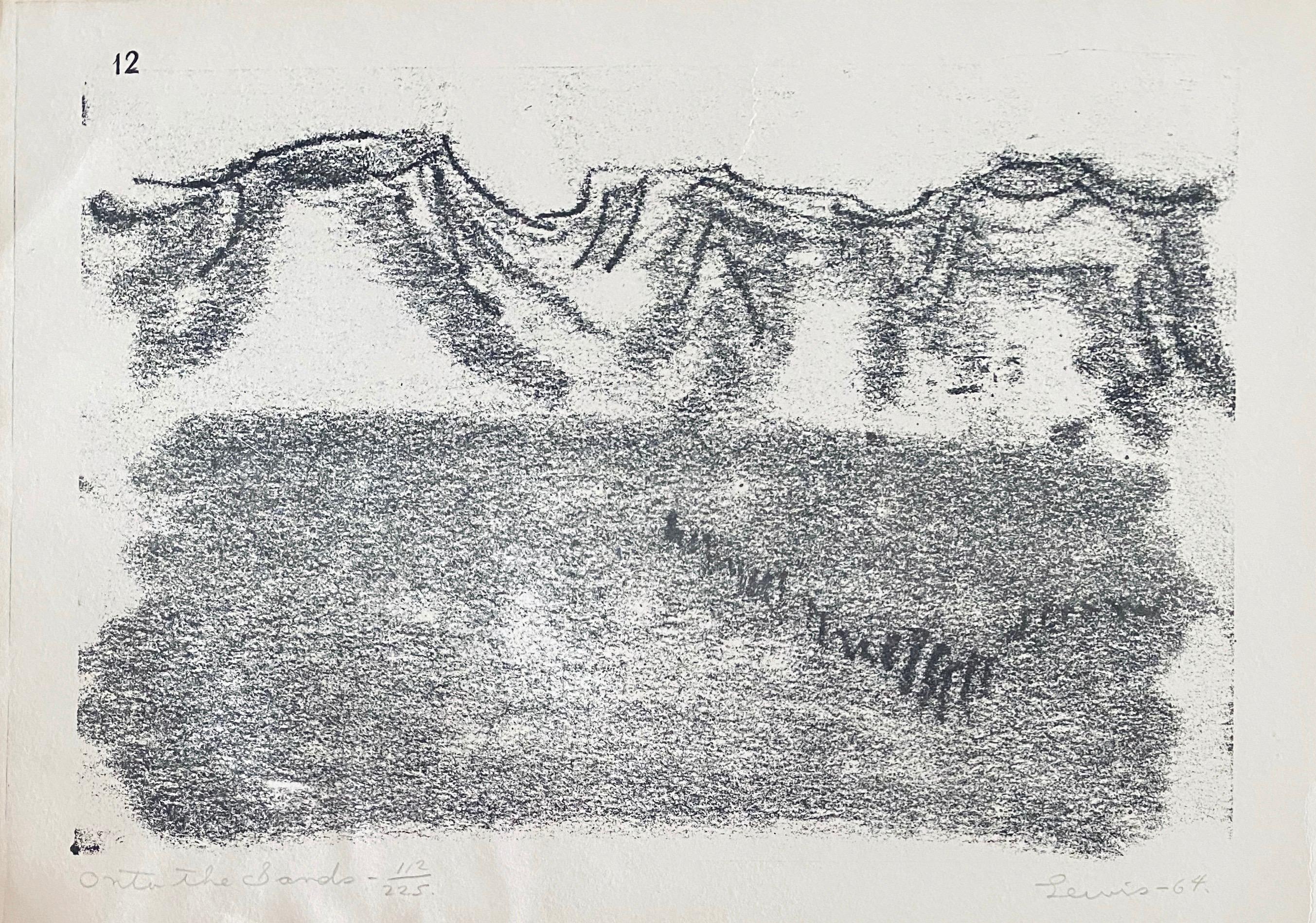 Stanley Lewis Abstract Print - "Onto The Sands" from Wanderers Illustrations 112/225