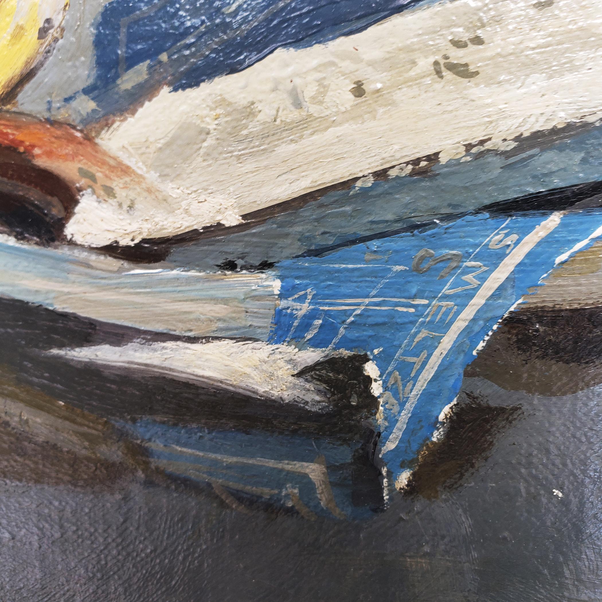 I progetti diventano realtà - Costruzioni edili Forme di cemento armato - Still-Life Painting Grigio di Stanley Meltzoff