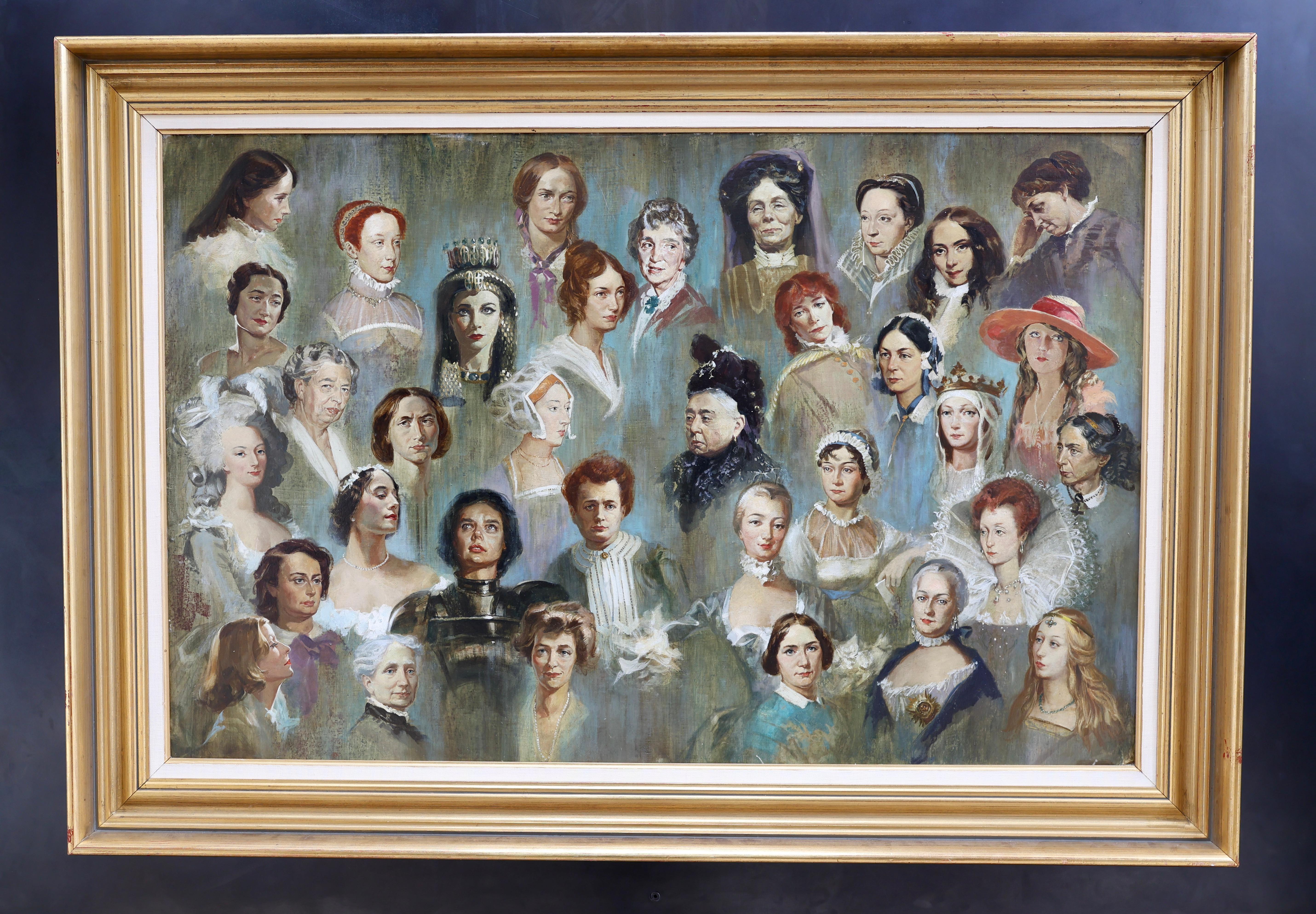 Eminent Women, Illustration für McCall's Magazine, Mai 1959 im Angebot 1