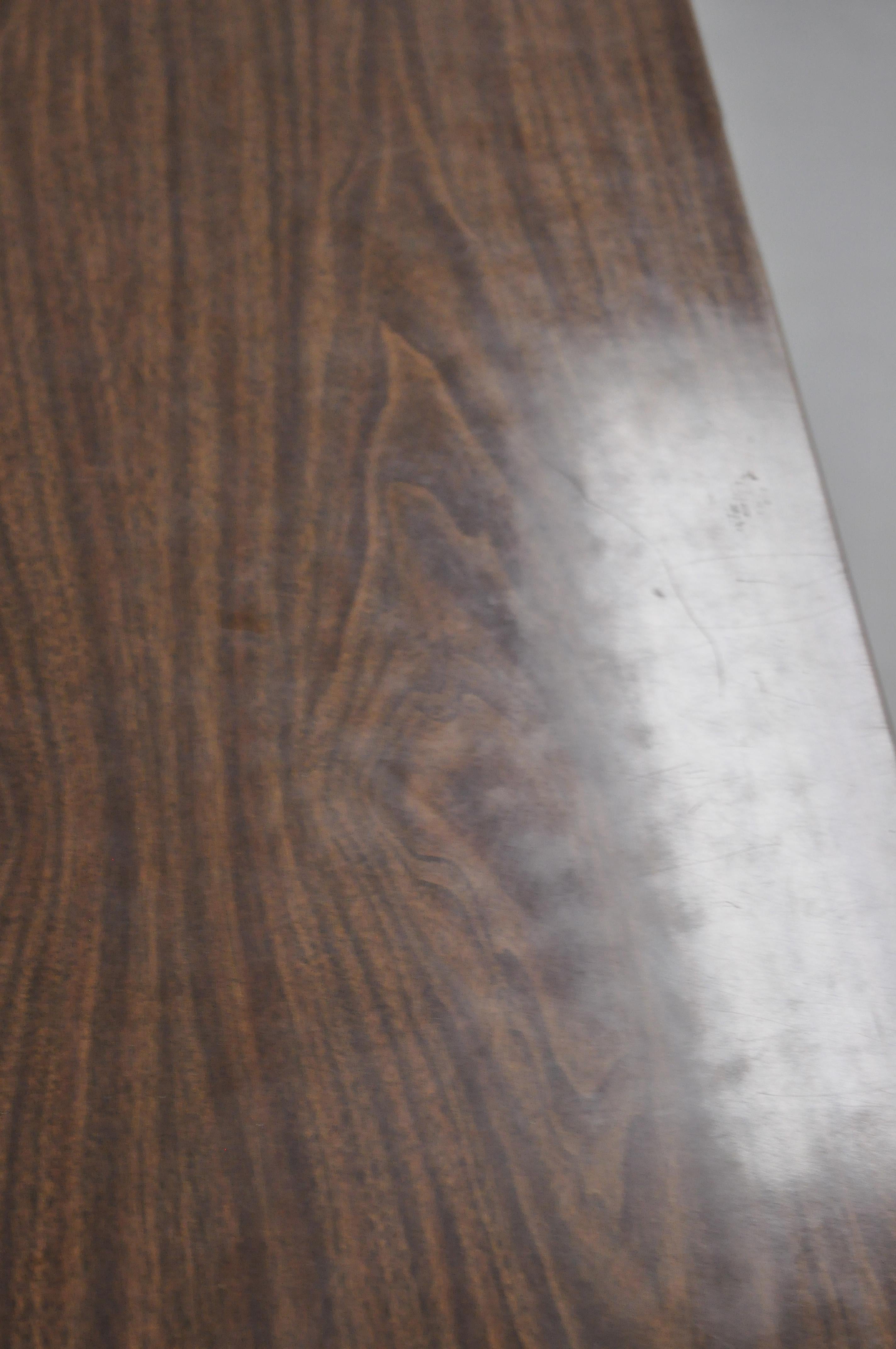 20th Century Stanley Mid-Century Modern Walnut and Formica Top Six Drawer Credenza Dresser