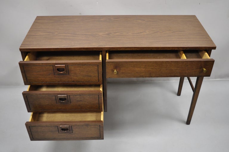 Stanley Walnut Desk w/ Formica Top – Atomic Furnishing & Design