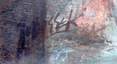 Ballad of the Blues, peinture à l'huile moderne encadrée de Stanley Sobossek