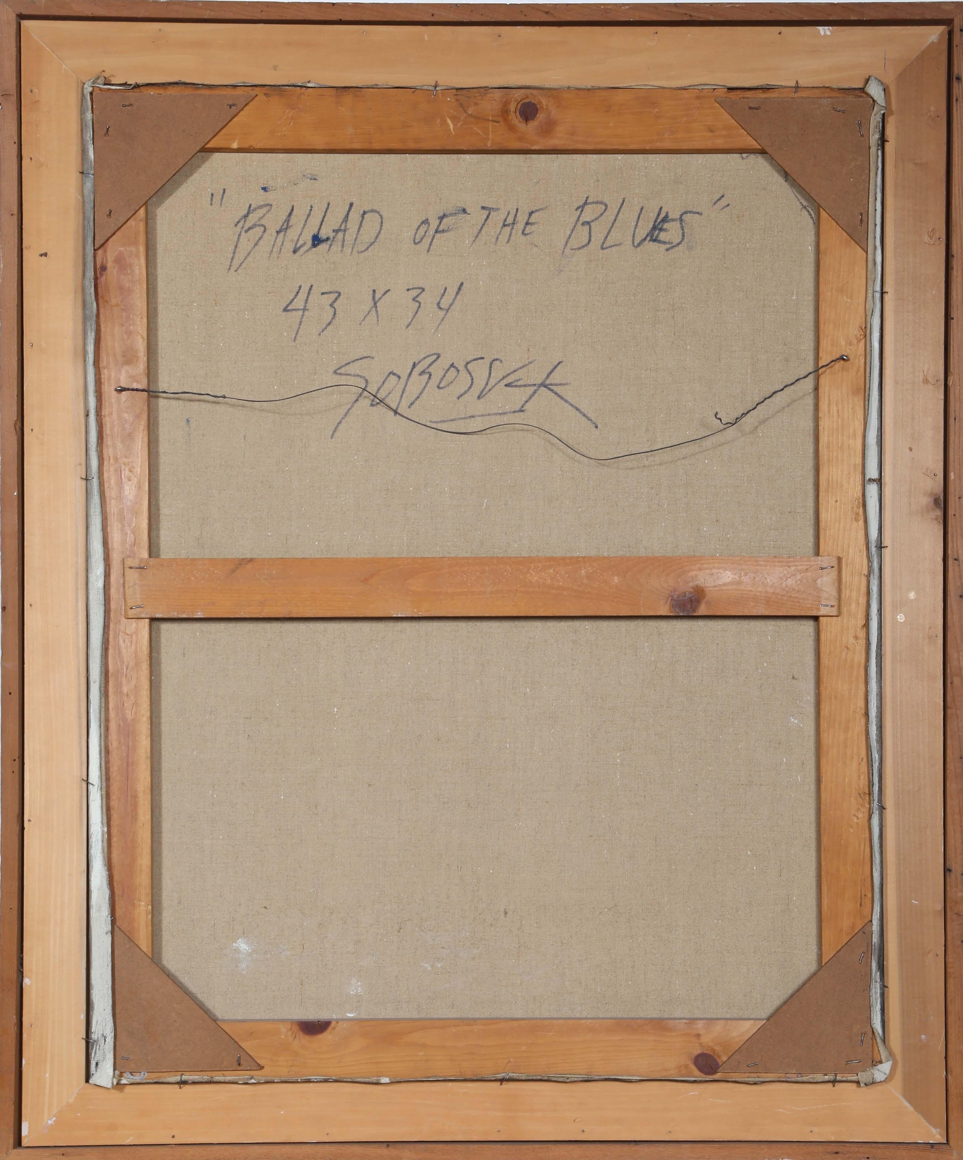 Ballad of the Blues, peinture à l'huile de Stanley Sobossek en vente 2