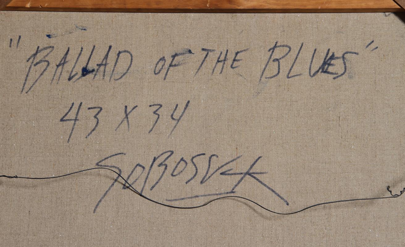 Ballad of the Blues, peinture à l'huile de Stanley Sobossek en vente 3