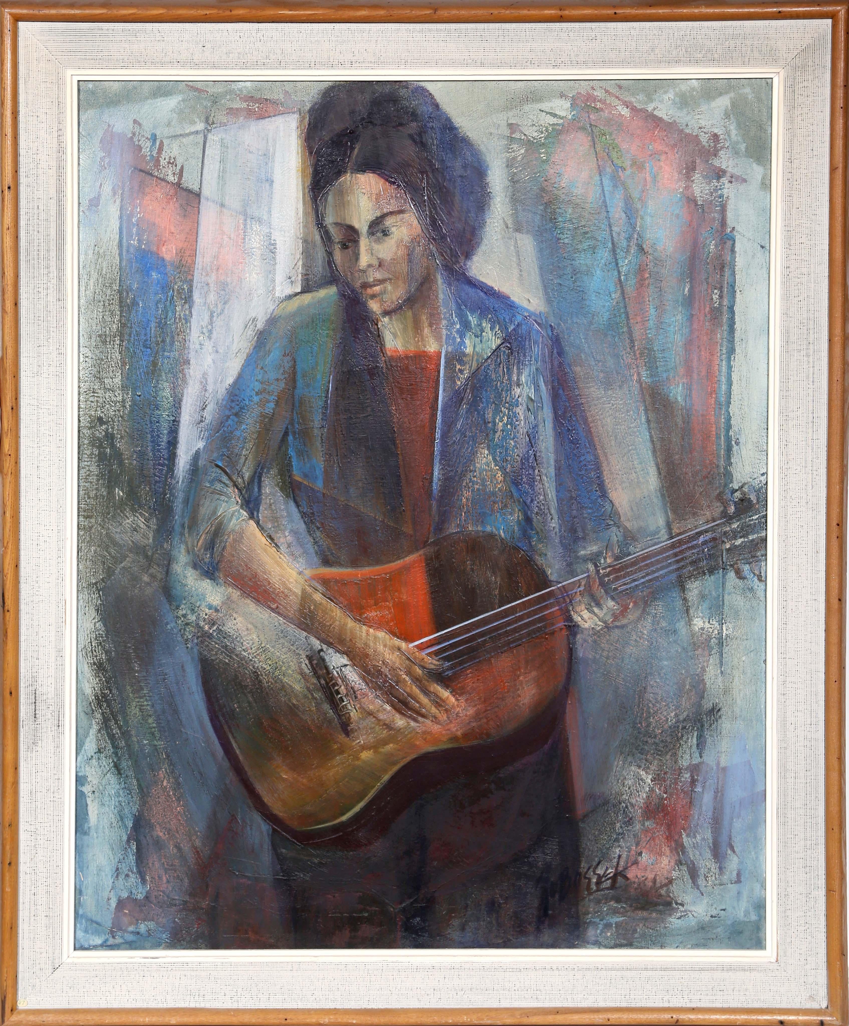 Artista: Stanley Sobossek, americano (1918 - 1996)
Titolo: Ballata del Blues
Anno: circa 1965
Medio: Olio su tela, firmato a sinistra.
Dimensioni: 43 pollici x 34 pollici (109,22 cm x 86,36 cm)
Dimensioni della cornice: 50,5 x 41,5 pollici