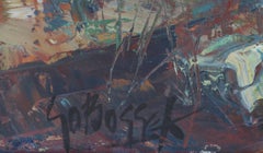 Rockport, Mass, peinture à l'huile de Stanley Sobossek