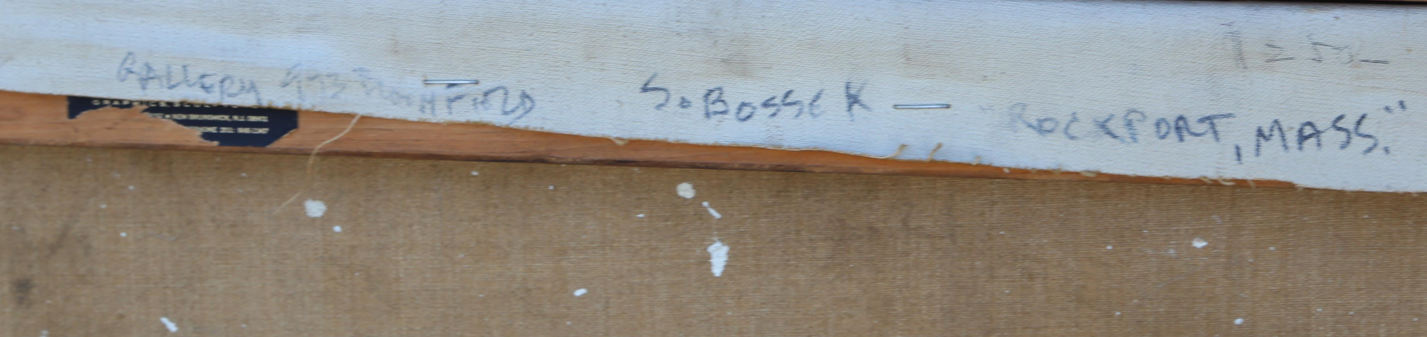 Rockport, Massachusetts, pintura al óleo de Stanley Sobossek en venta 2