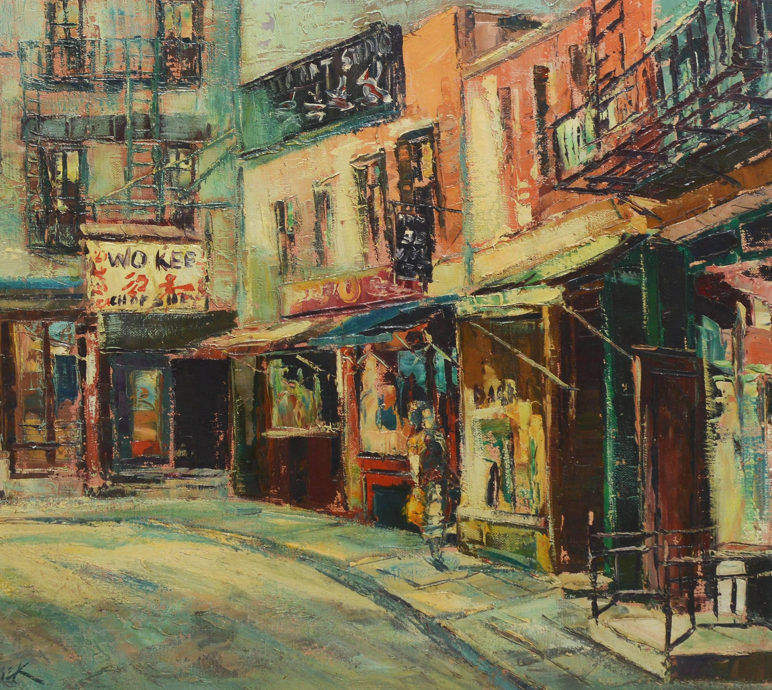 View of Chinatown New York City by Stanley Sobossek 2