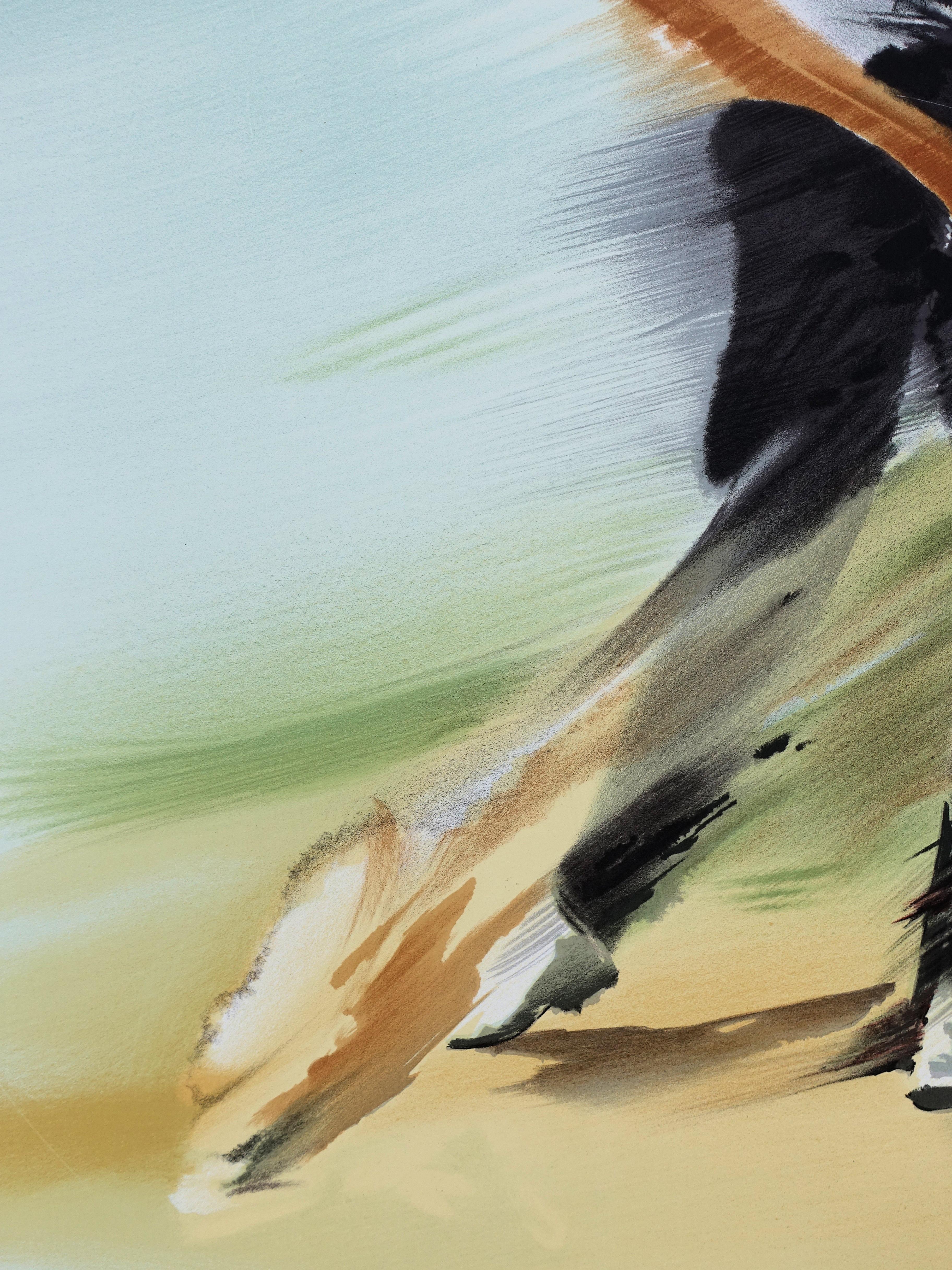 GOLF : The Swing - Original Lithograph, HANDSIGNED & Ltd /600 For Sale 1