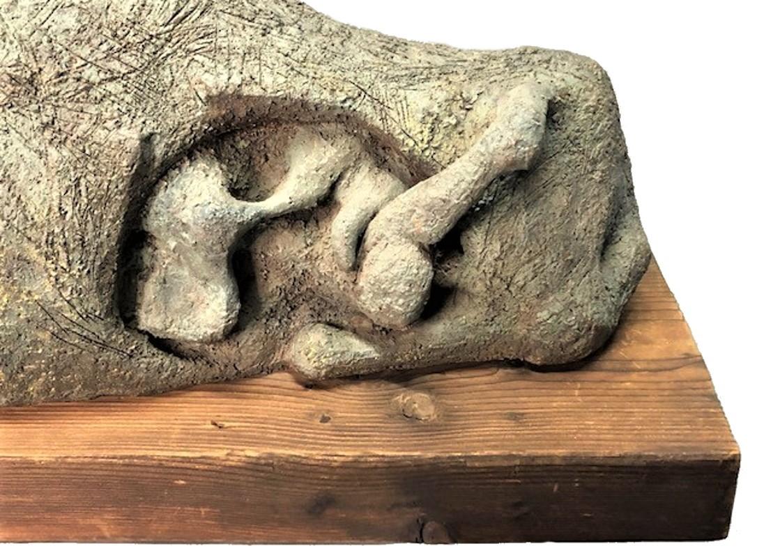 Stanley Stangren, Rapto de Europa, escultura modernista de terracota, ca. 1950 Estadounidense en venta