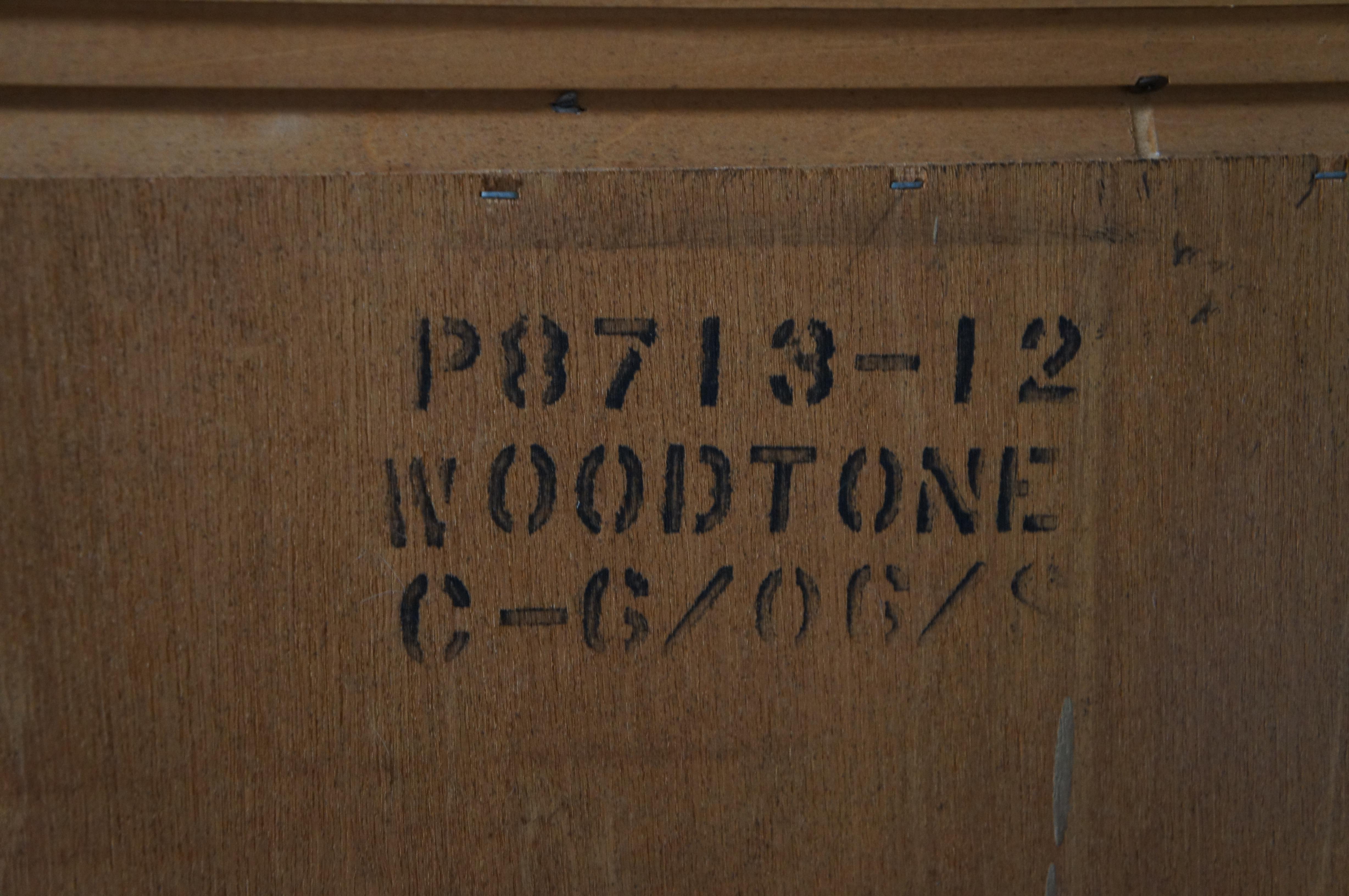 Stanley Stoneleigh Chippendale Style Mahogany Tallboy Dresser Chest of Drawers 6
