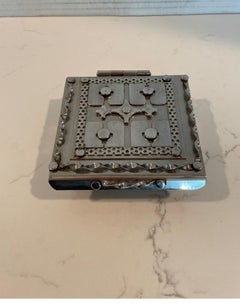 Stanley Swarc Caja escultórica de acero inoxidable firmada
