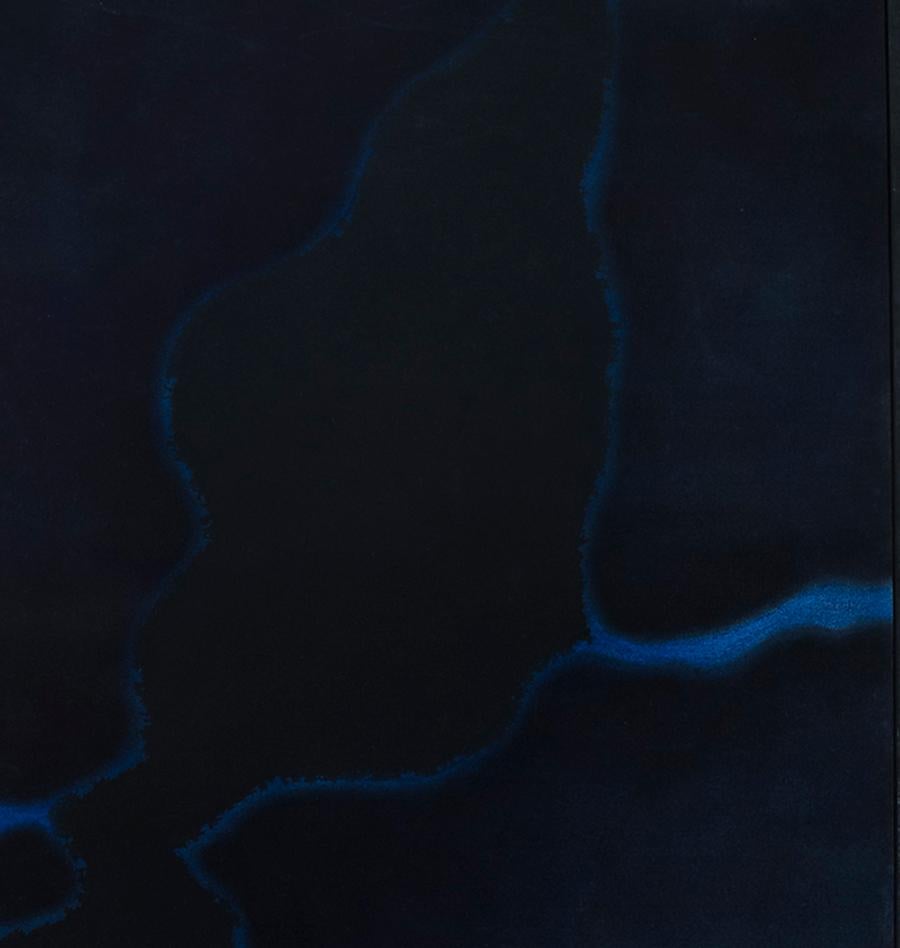 No. 12-1962 - Black Abstract Painting by Stanley Twardowicz
