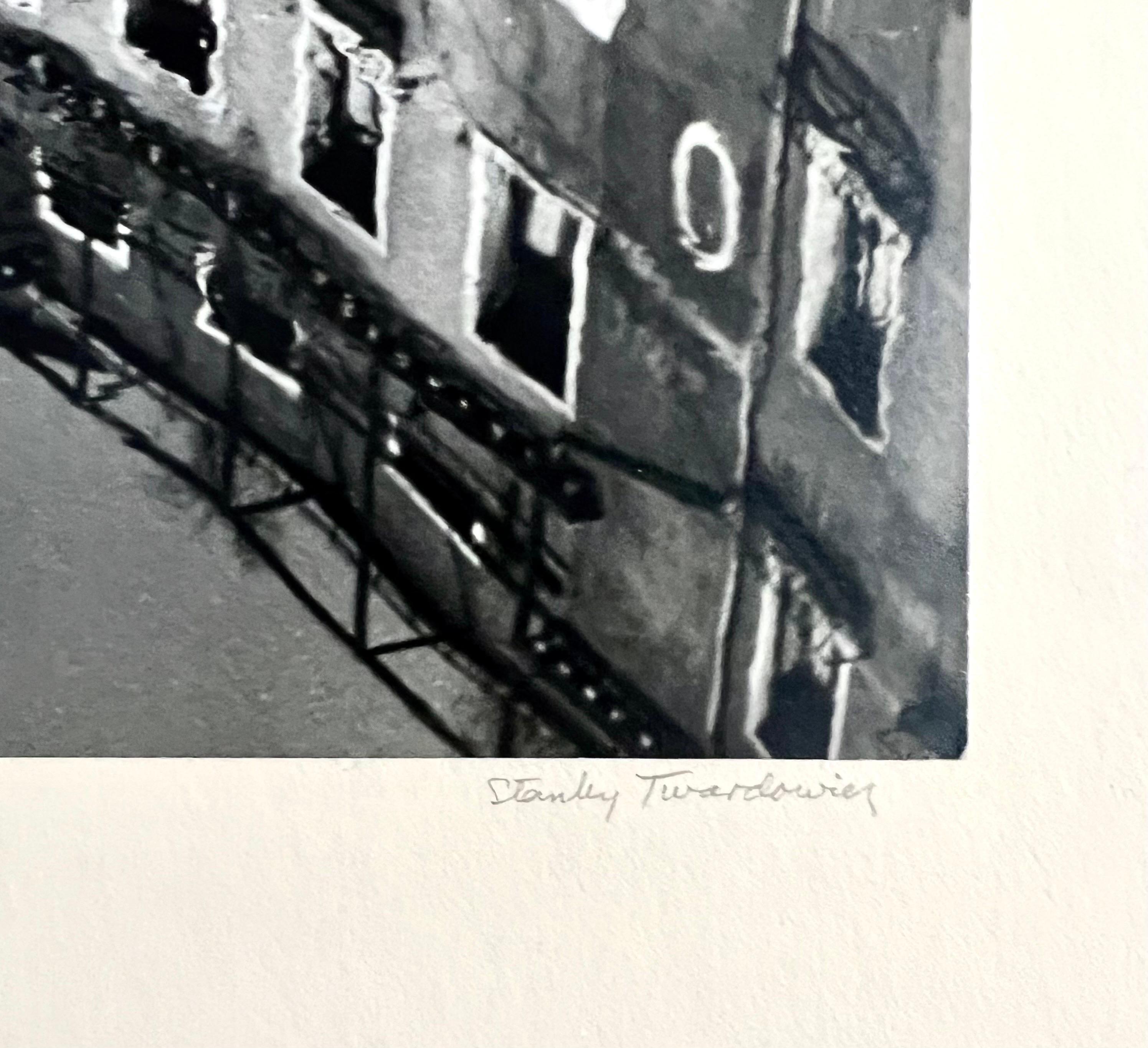 Silber-Gelatine-Fotografie Stanley Twardowicz Venedig, Italien, Gondola im Angebot 3
