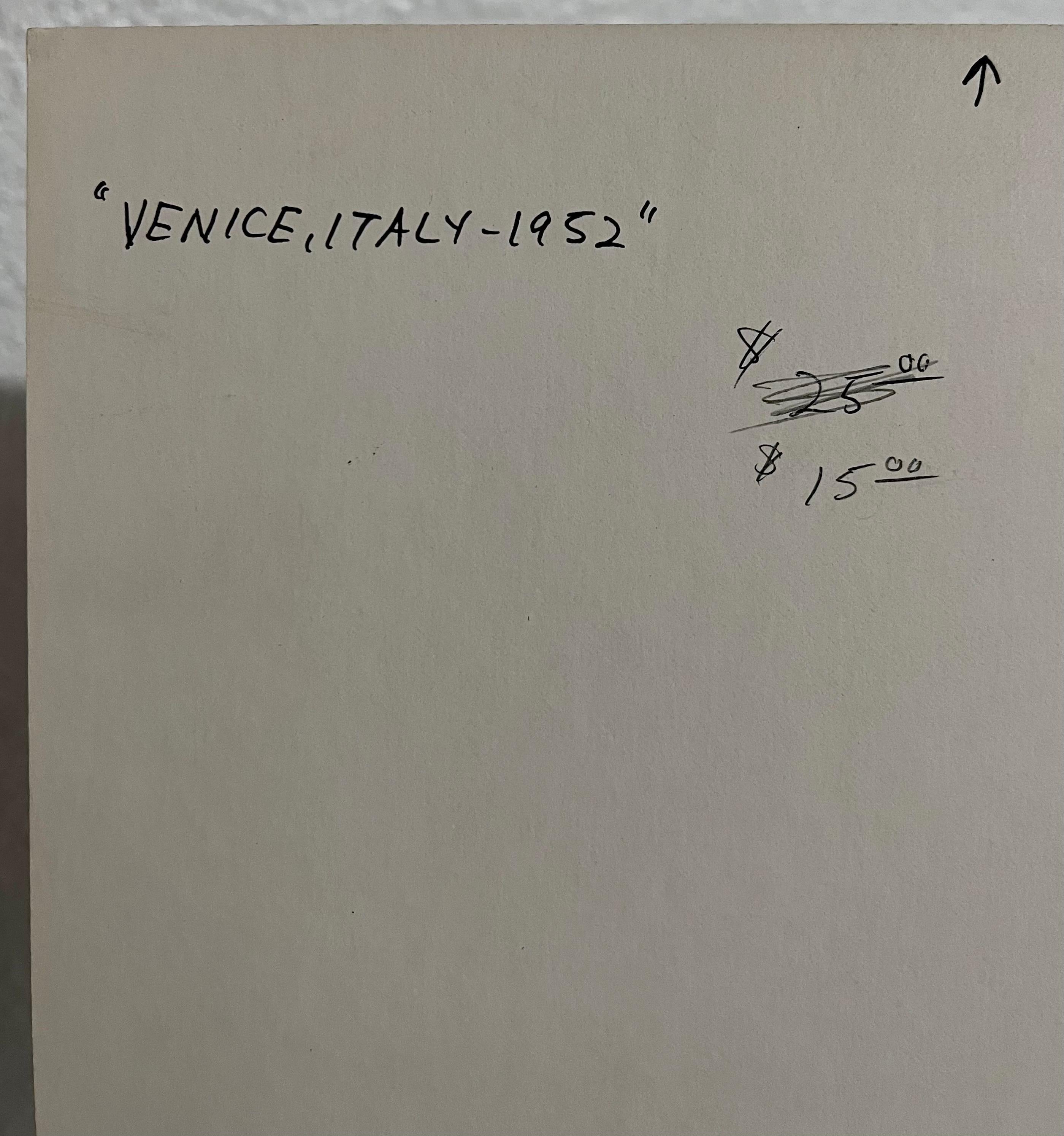 Silber-Gelatine-Fotografie Stanley Twardowicz Venedig, Italien, Gondola im Angebot 5