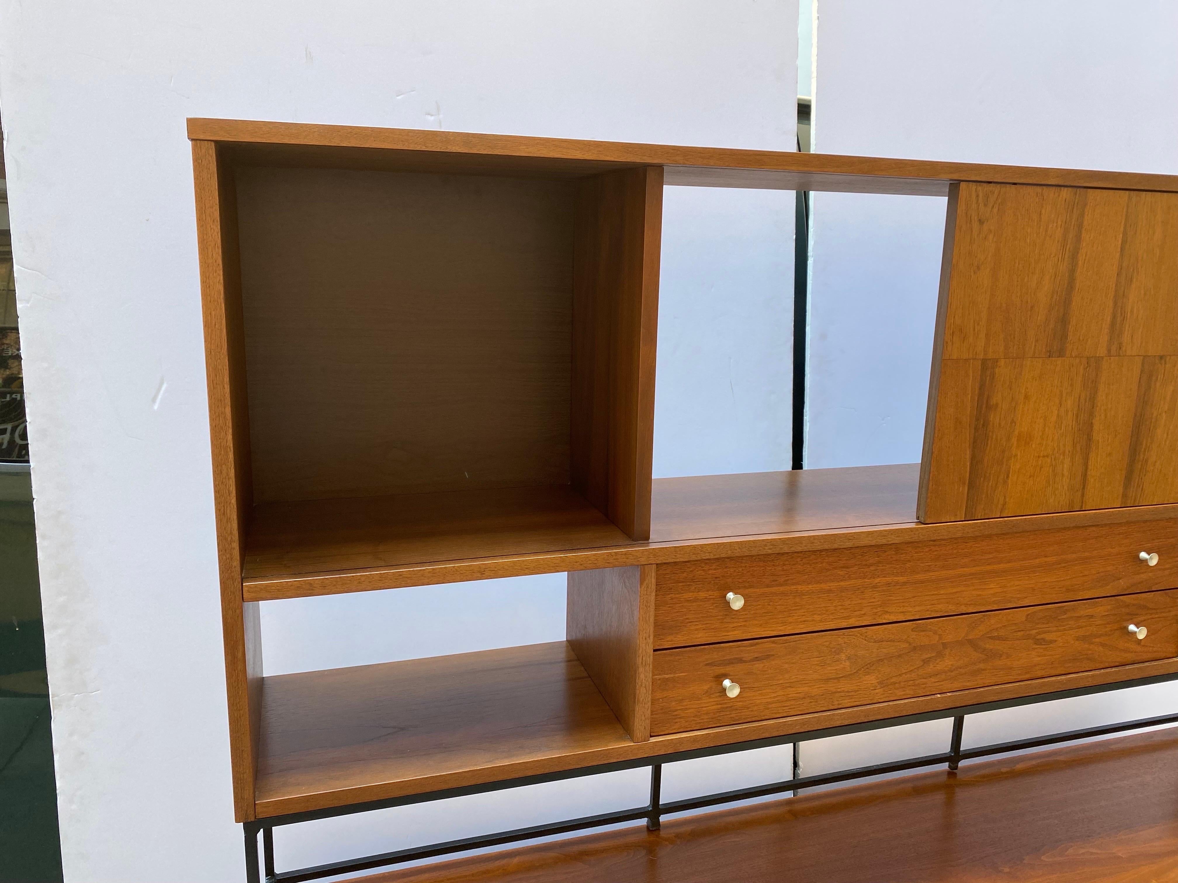 Stanley Walnut and Rosewood Cabinet by Paul Browning 1