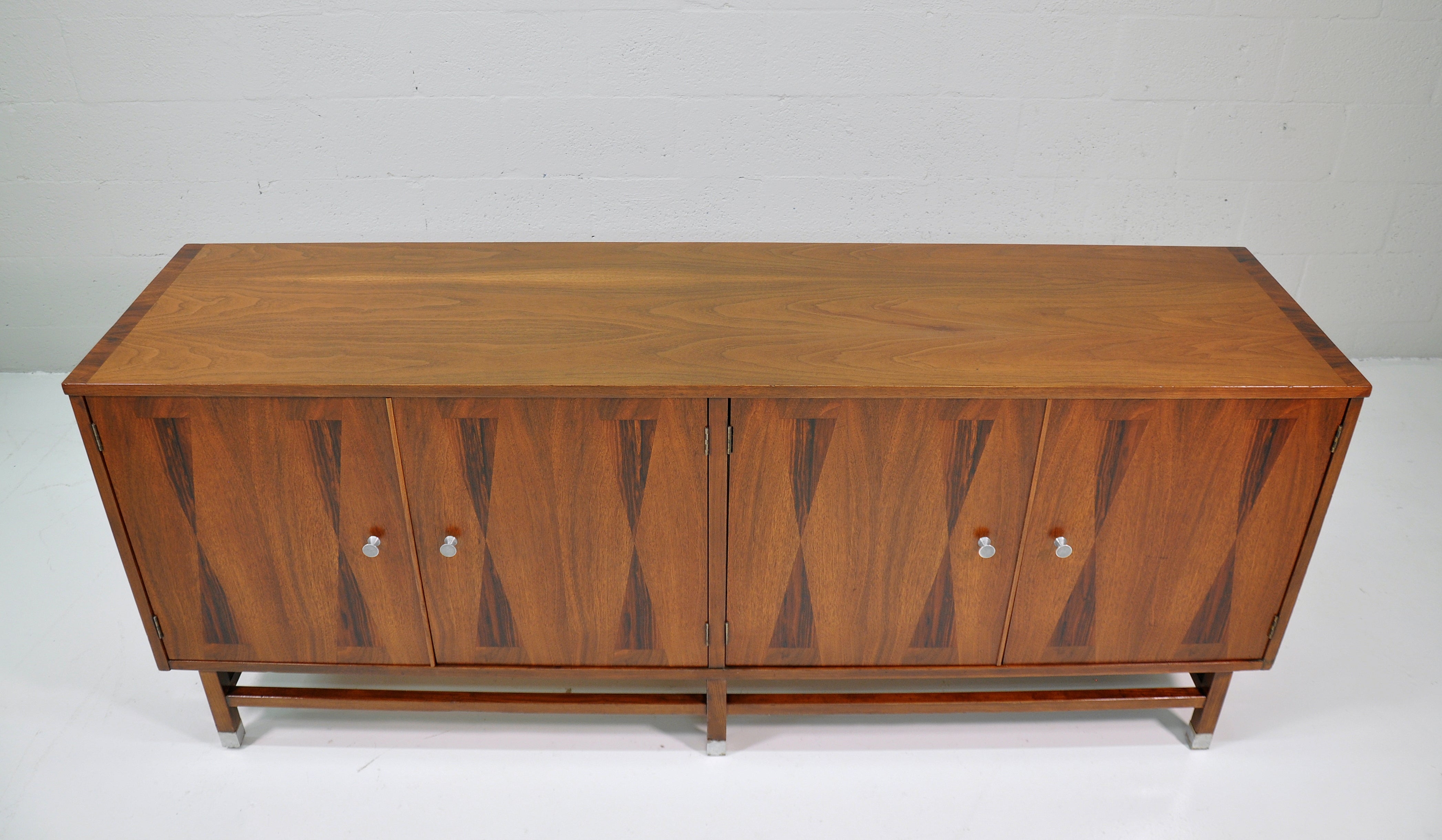 Stanley Walnut and Rosewood Credenza 10