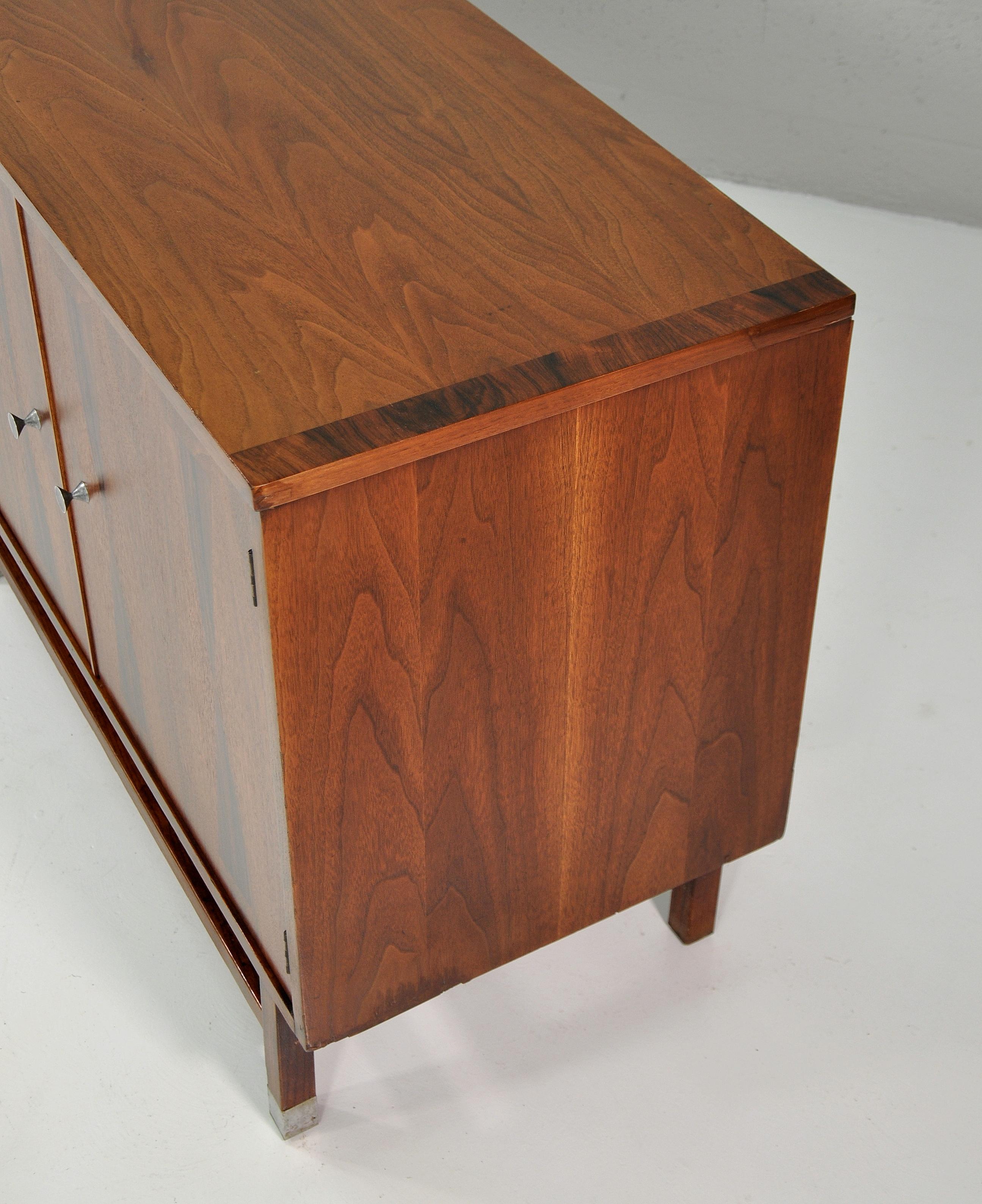 Stanley Walnut and Rosewood Credenza 12