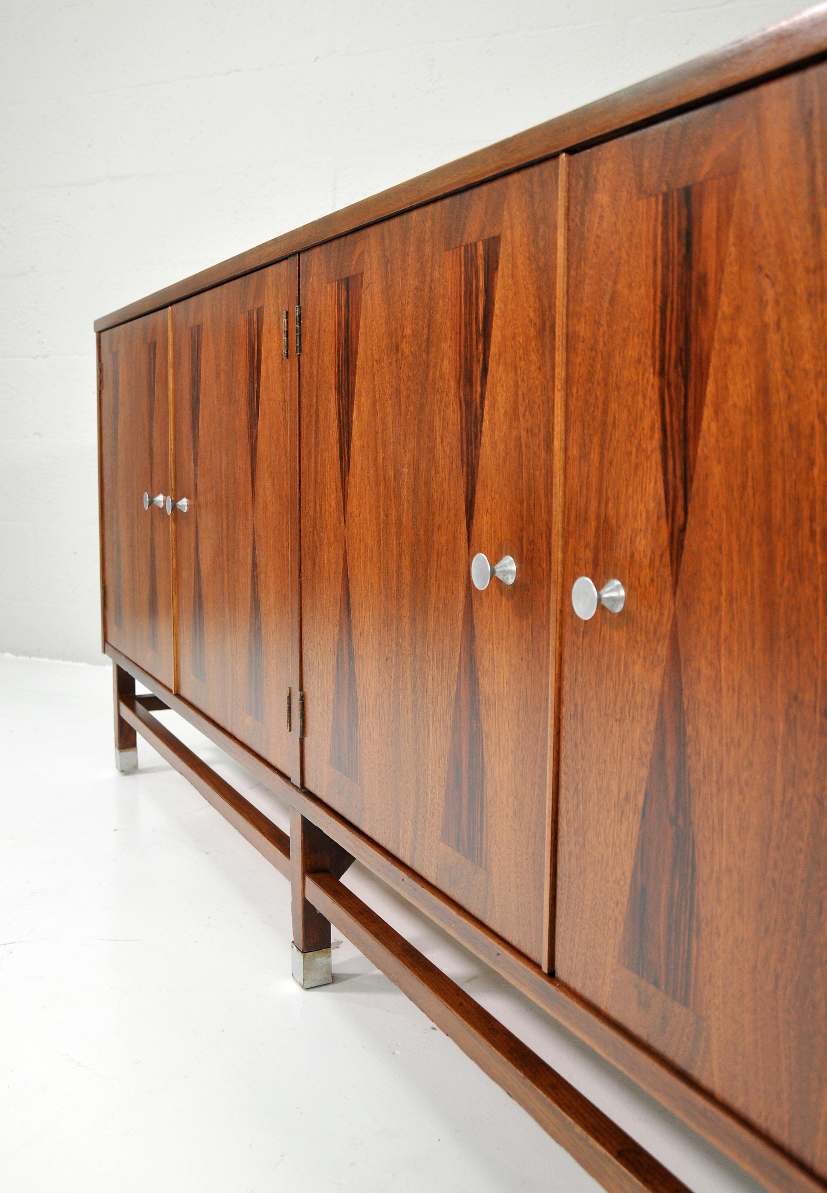 Stanley Walnut and Rosewood Credenza 11