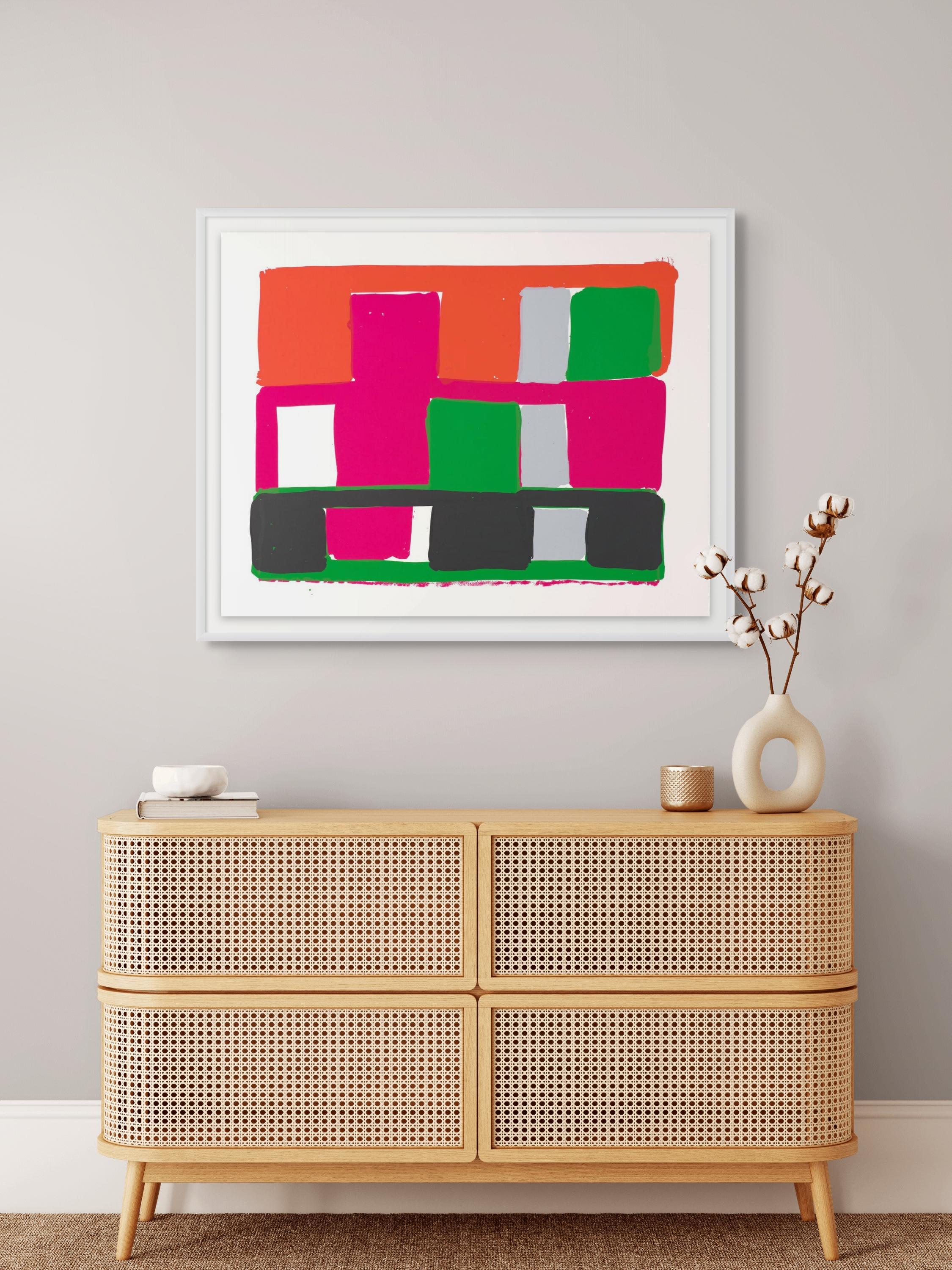 Sin título - Print Geométrico abstracto de Stanley Whitney