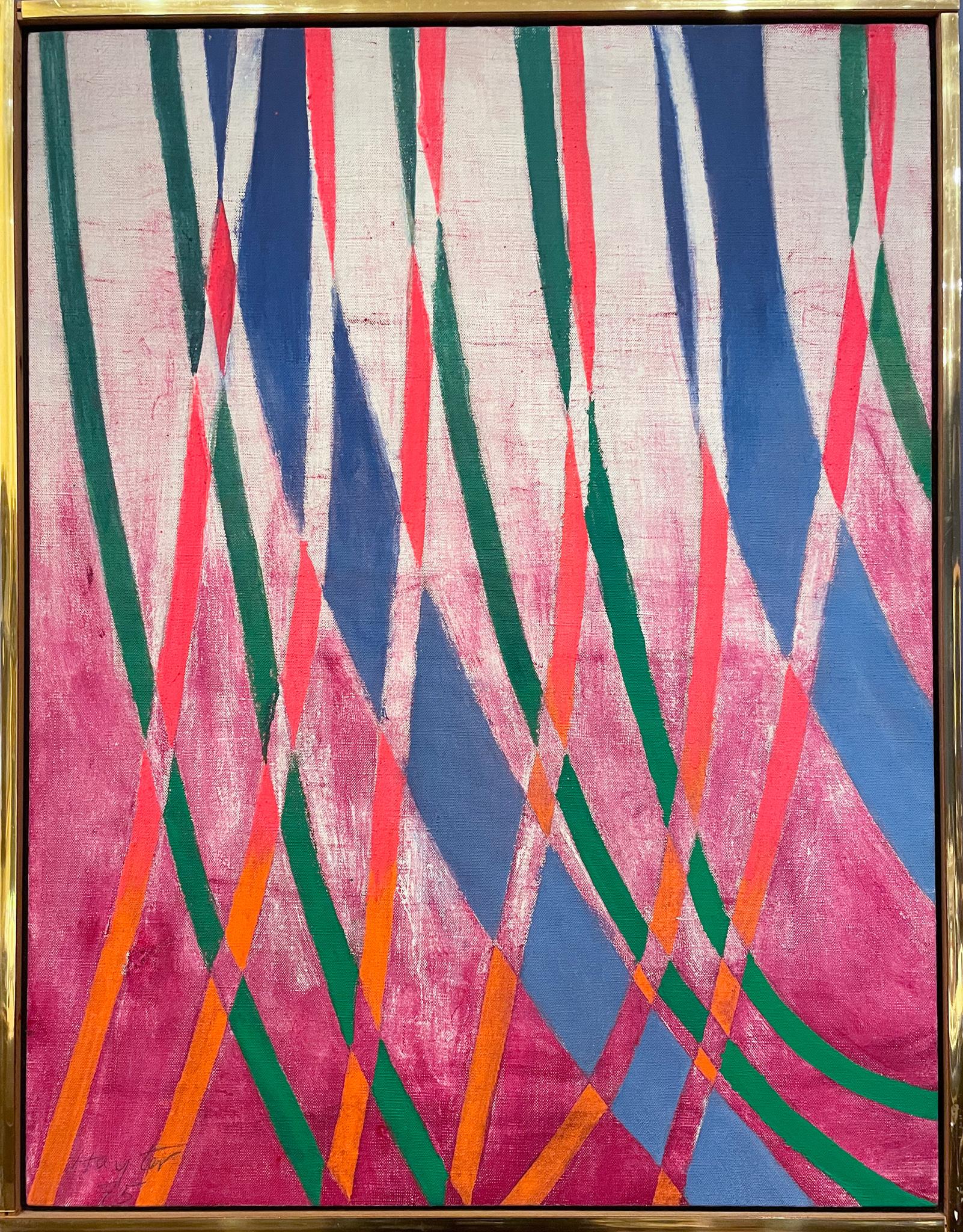 Curtain - Painting by Stanley William Hayter