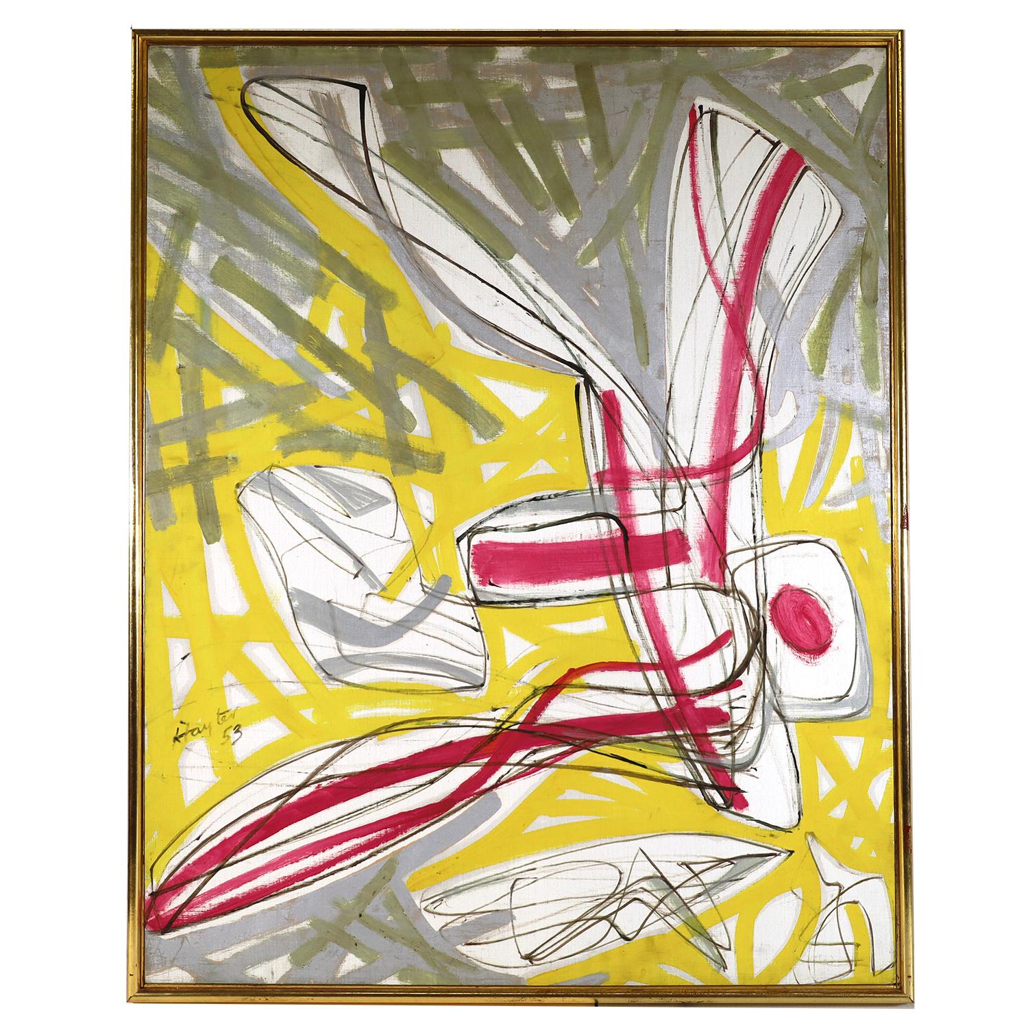 Meerespflanze – Painting von Stanley William Hayter