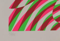 Allegro from the Peace Portfolio, Op Art Screenprint by Stanely William Hayter