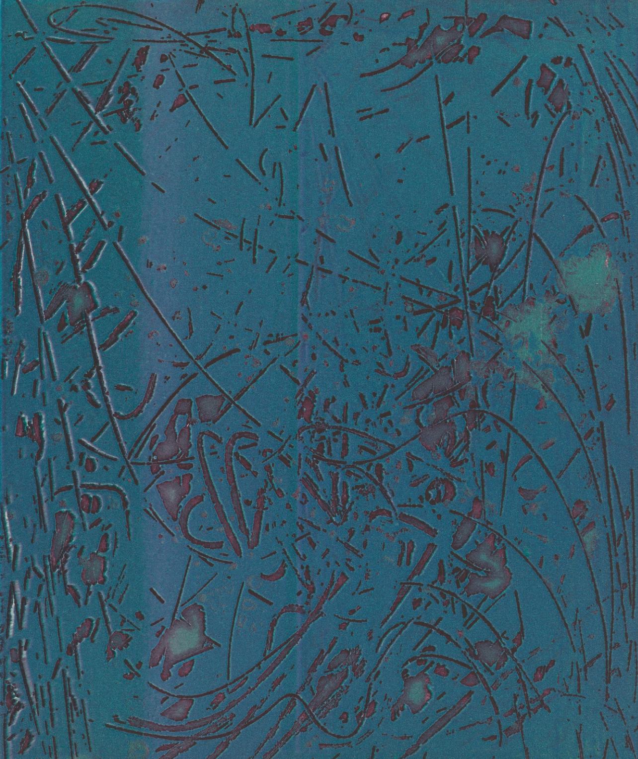 Komposition, Feuilles éparses, Stanley William Hayter