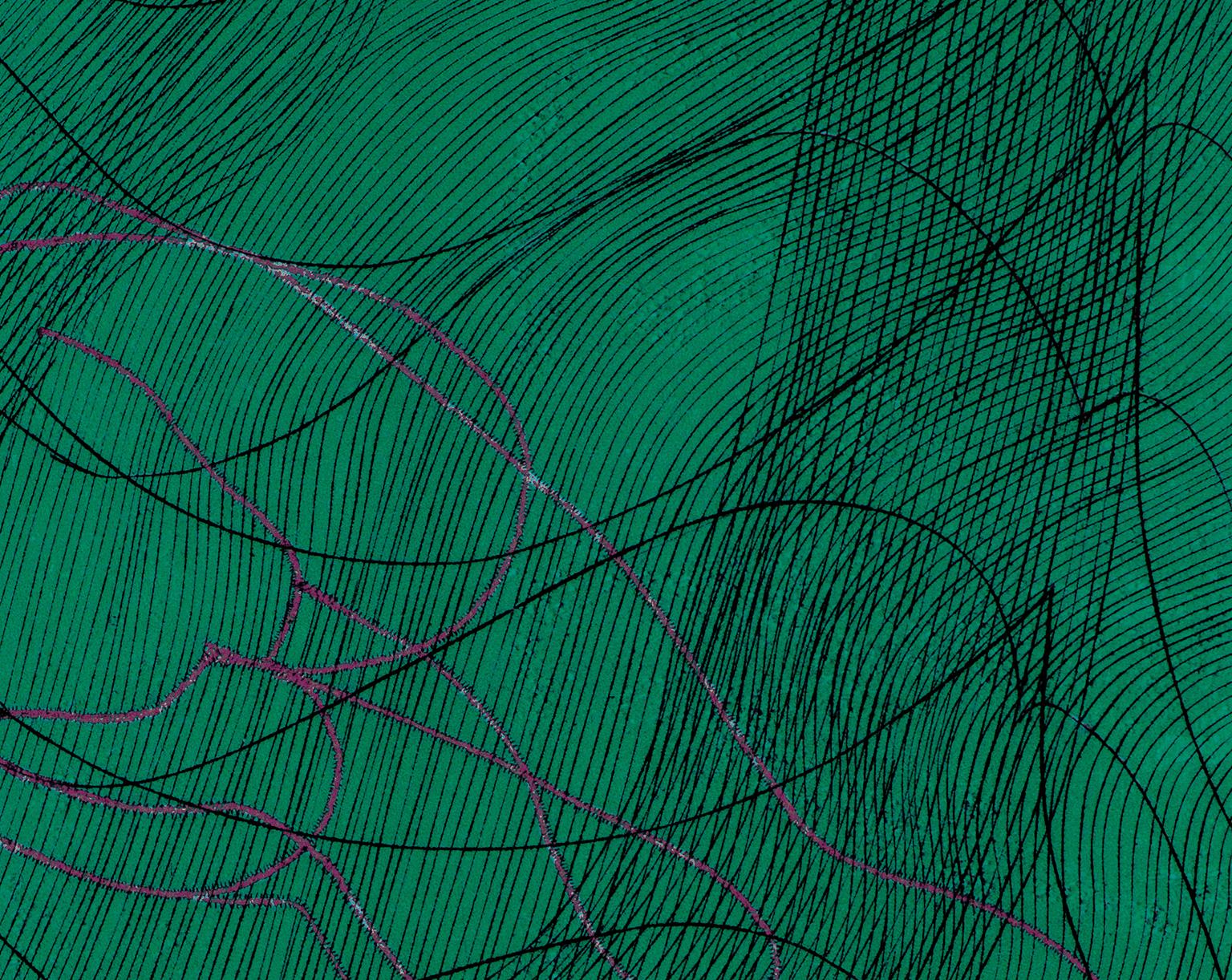 Stanley William Hayter, 'Diptych', color engraving and scorper, 1967, edition 50, Black & Moorhead 314. Signed, titled, dated, and numbered '10/50' in pencil. A superb, richly-inked impression, with fresh, vibrant colors on antique-white wove BFK