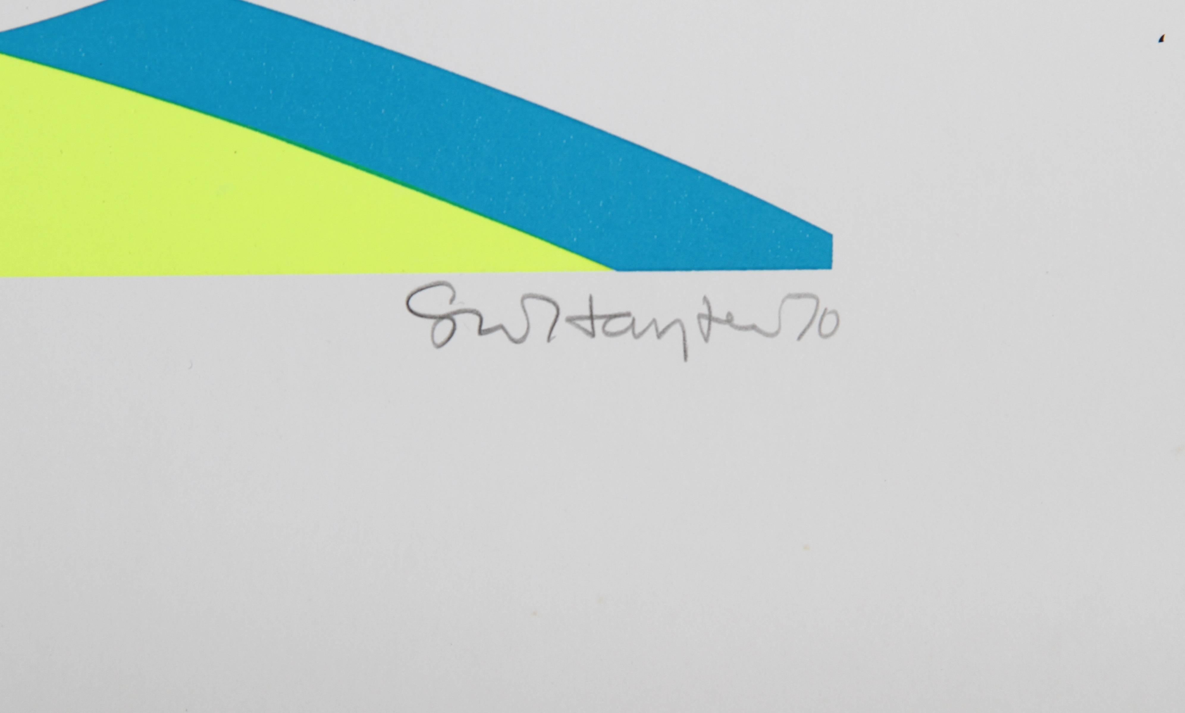 IV from the Aquarius Suite, OP Art Screenprint by Stanley William Hayter For Sale 1