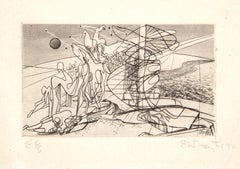 L'Apocalypse, Surrealist Etching by Stanley William Hayter