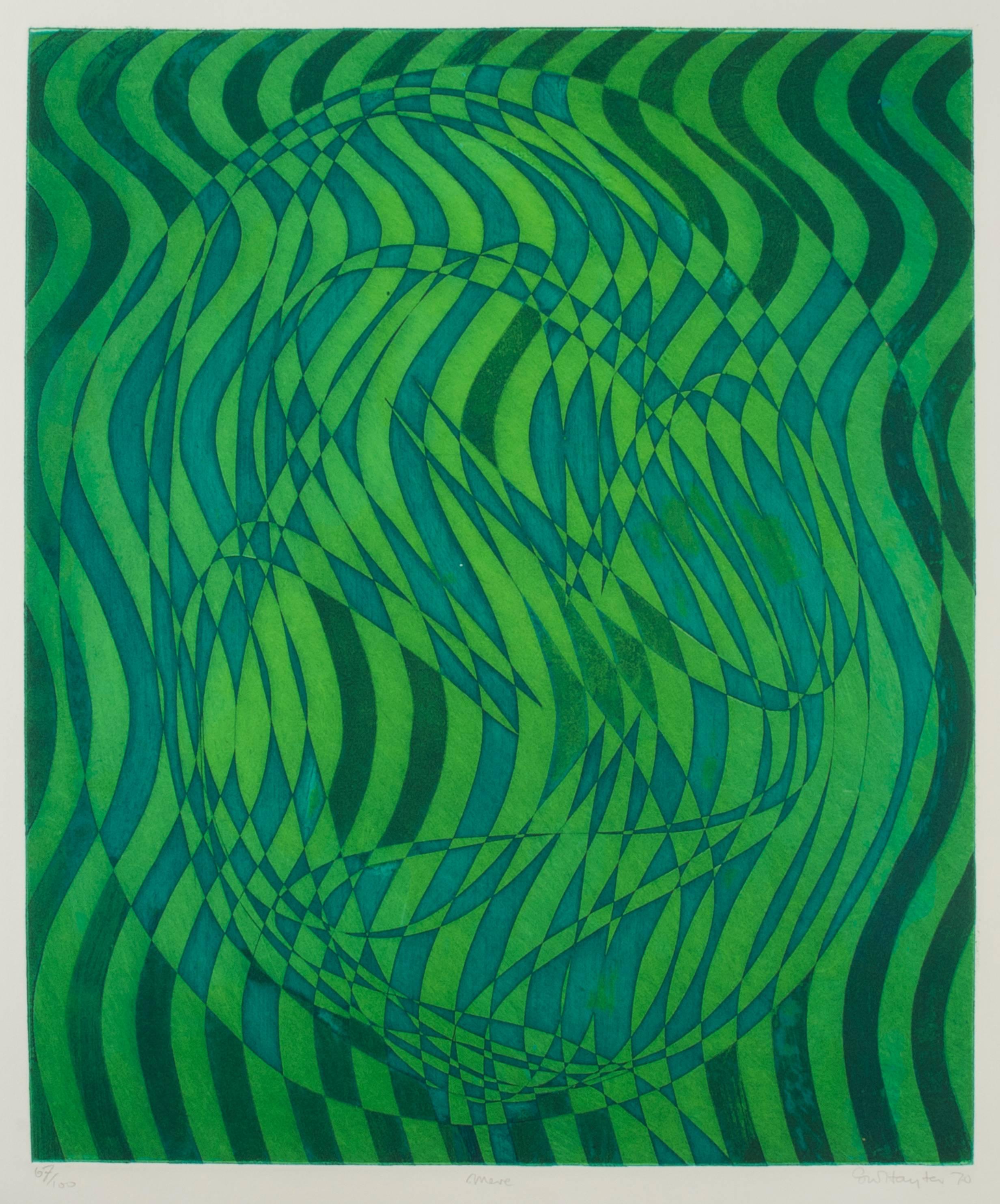 Stanley William Hayter Abstract Print – Mere