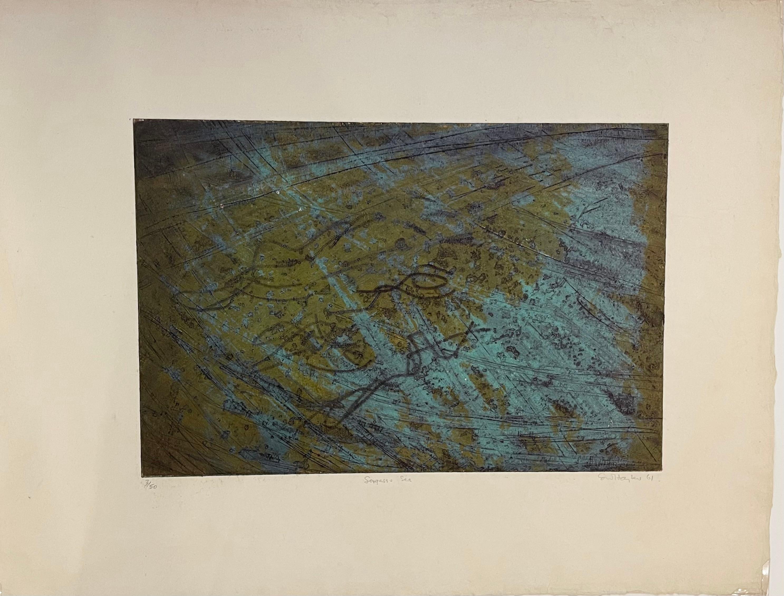 SARGASSO SEA - Print by Stanley William Hayter