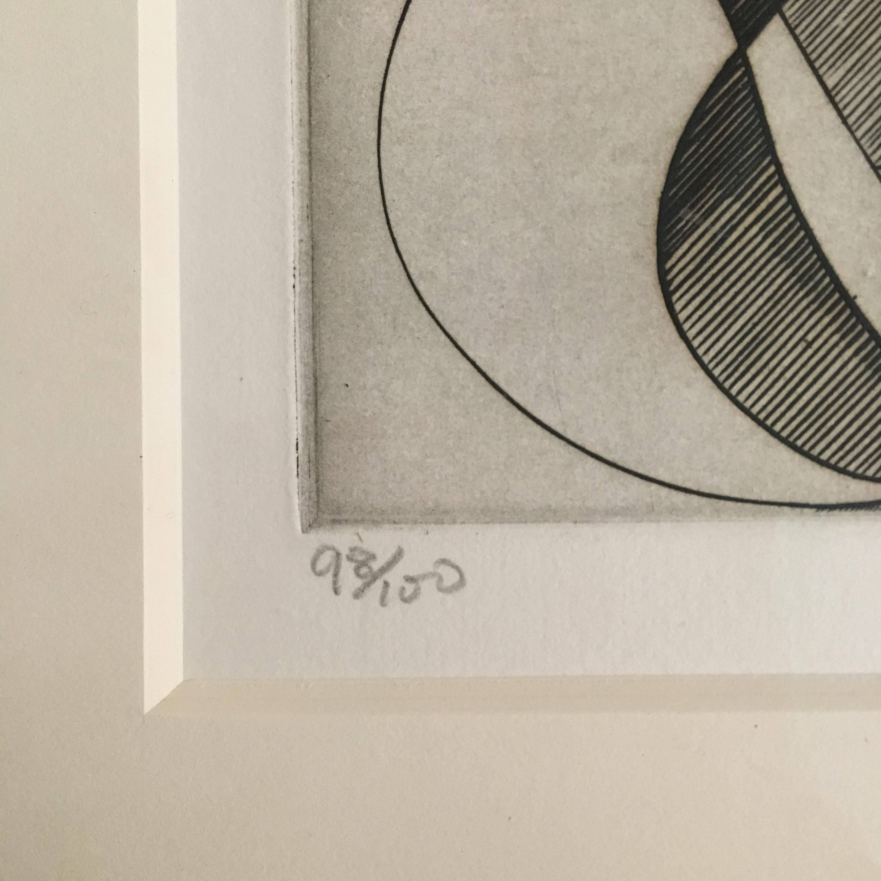 Stanley William Hayter 'Cirave' Signed Limited Edition Abstract Print Etching 2