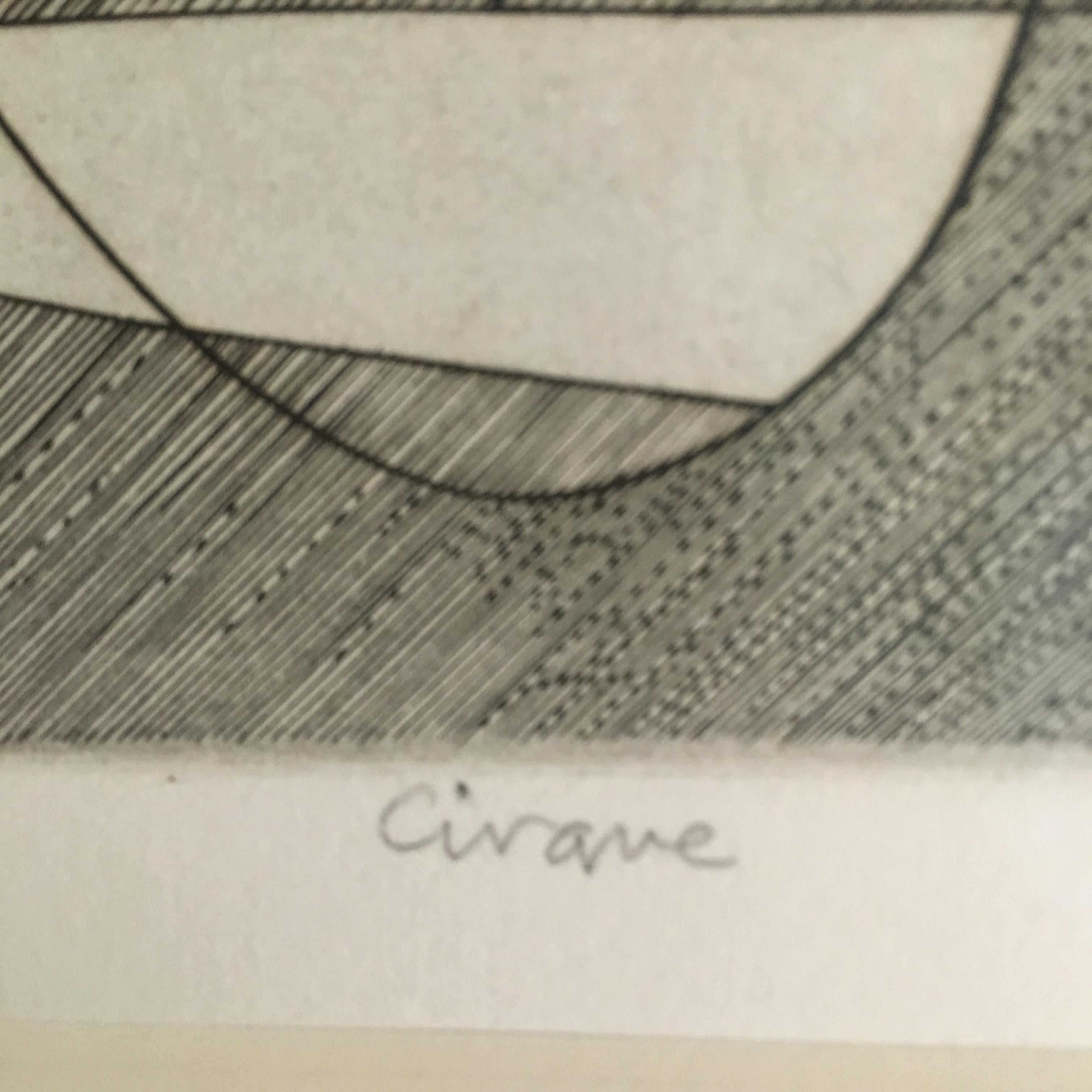 Stanley William Hayter 'Cirave' Signed Limited Edition Abstract Print Etching 3