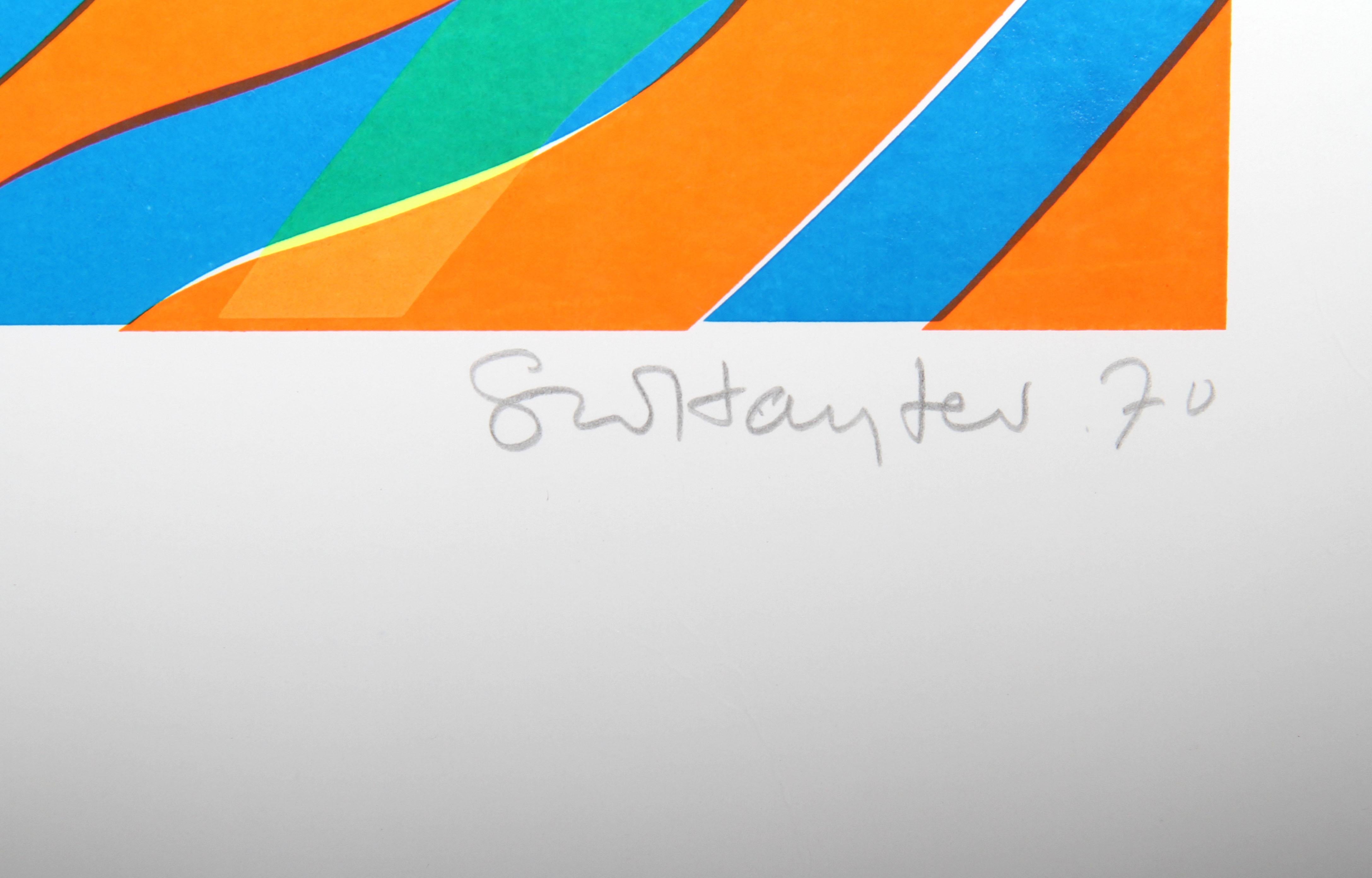 The Aquarius Suite of Four Silkscreens by Stanley Hayter - Abstract Print by Stanley William Hayter