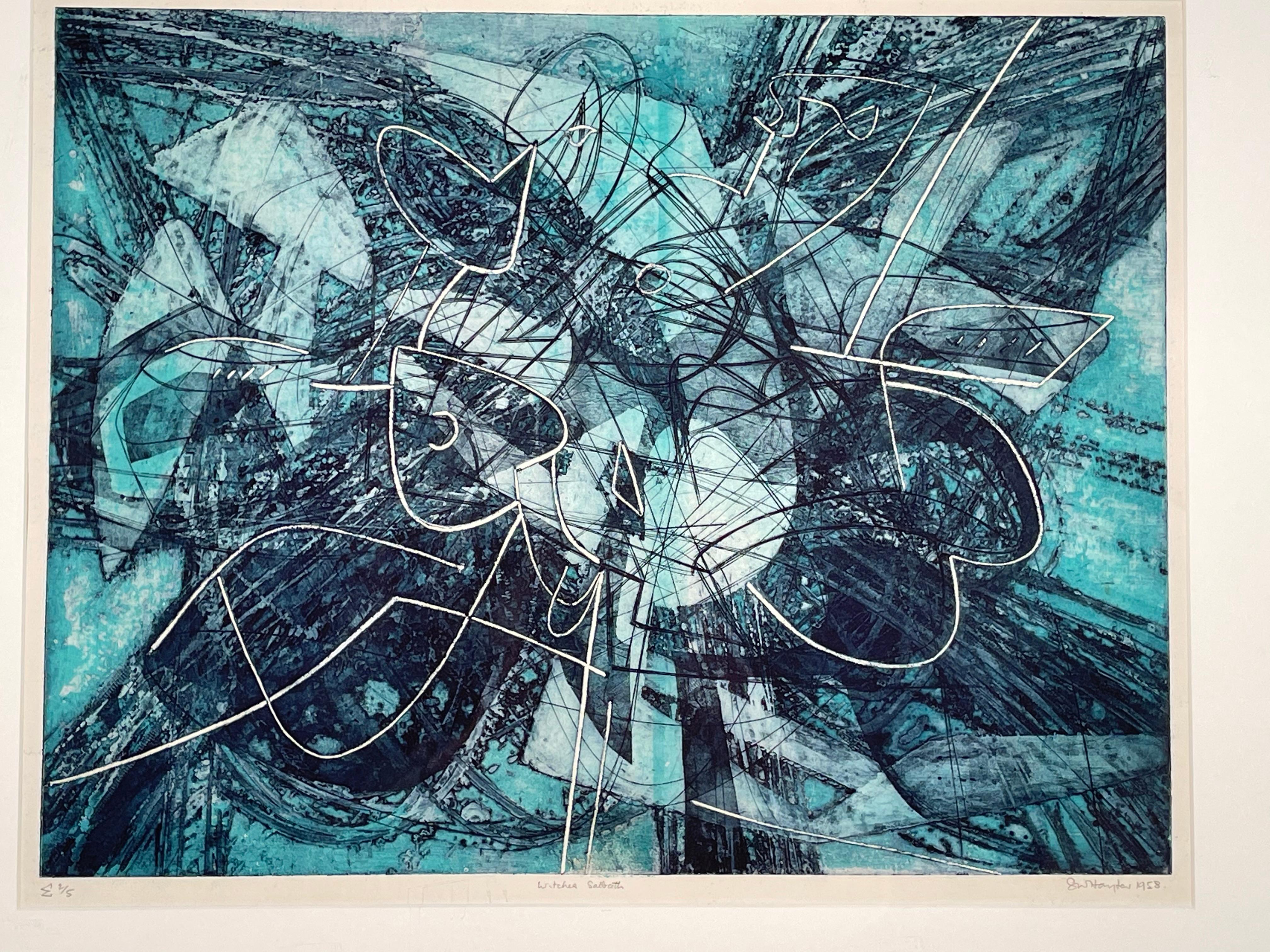 WITCHES SABBATH - Print by Stanley William Hayter