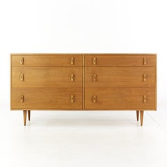 Stanley Young for Glenn of California Mid Century 6 Drawer Lowboy Dresser