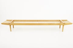 Milo Baughman for Glenn of California Mid Century Long Dowel Bench
