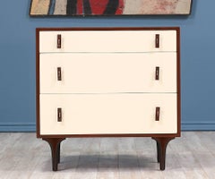Stanley Young Lacquered and Walnut Chest for Glenn of California