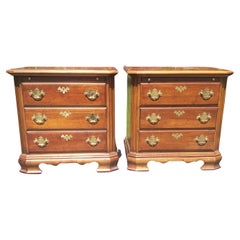 Stanley''s American Craftman Collection Bed Side Tables w/ Pull out Tray, a Pair