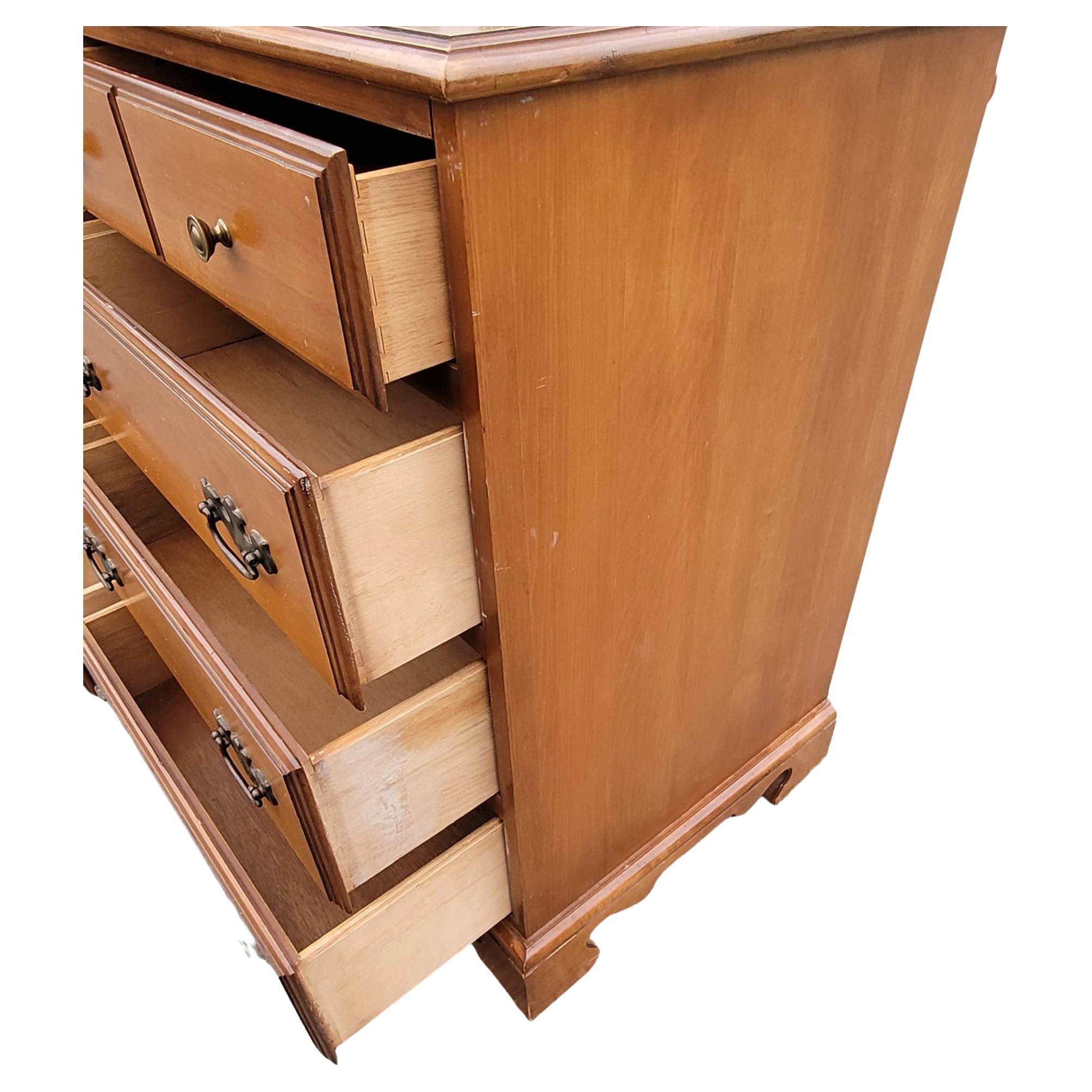 vintage maple dresser