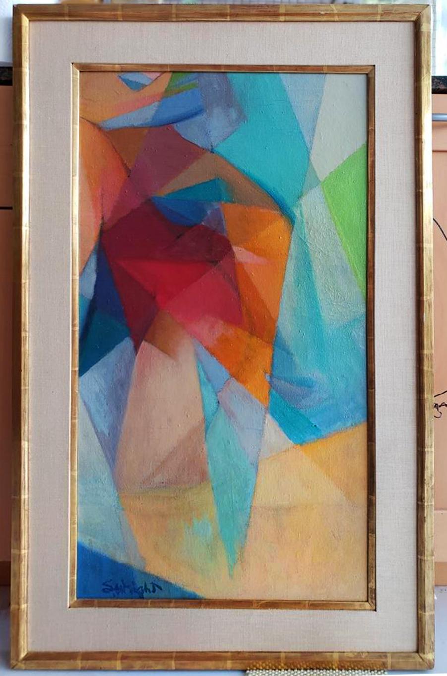 Synchromy - Brown Abstract Painting by Stanton MacDonald-Wright