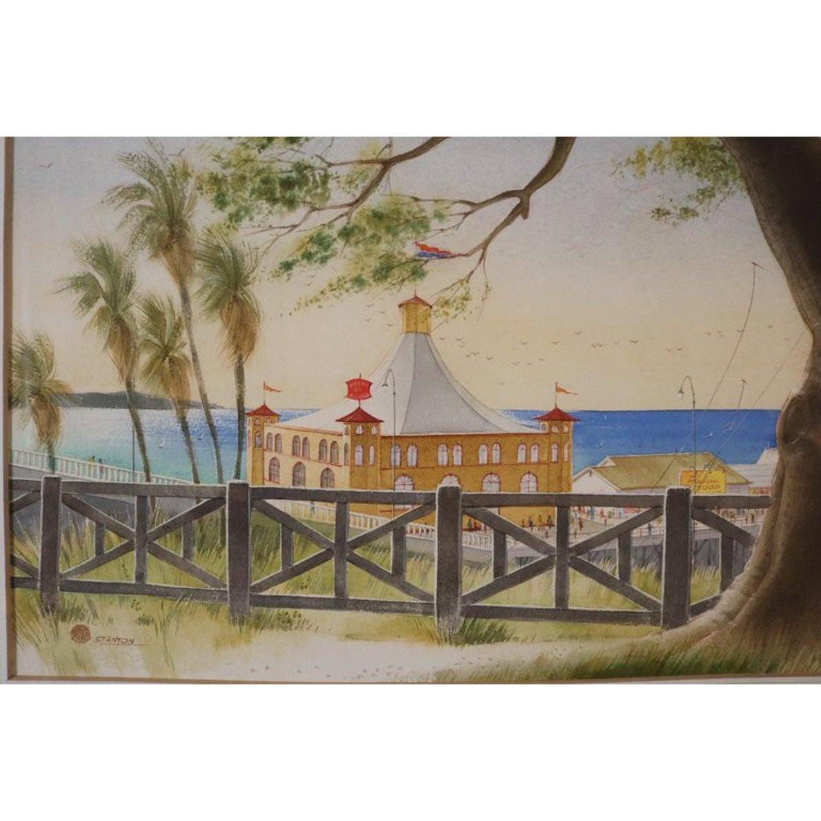 Pacific Palisades Watercolor by Stanton Manolakas 3