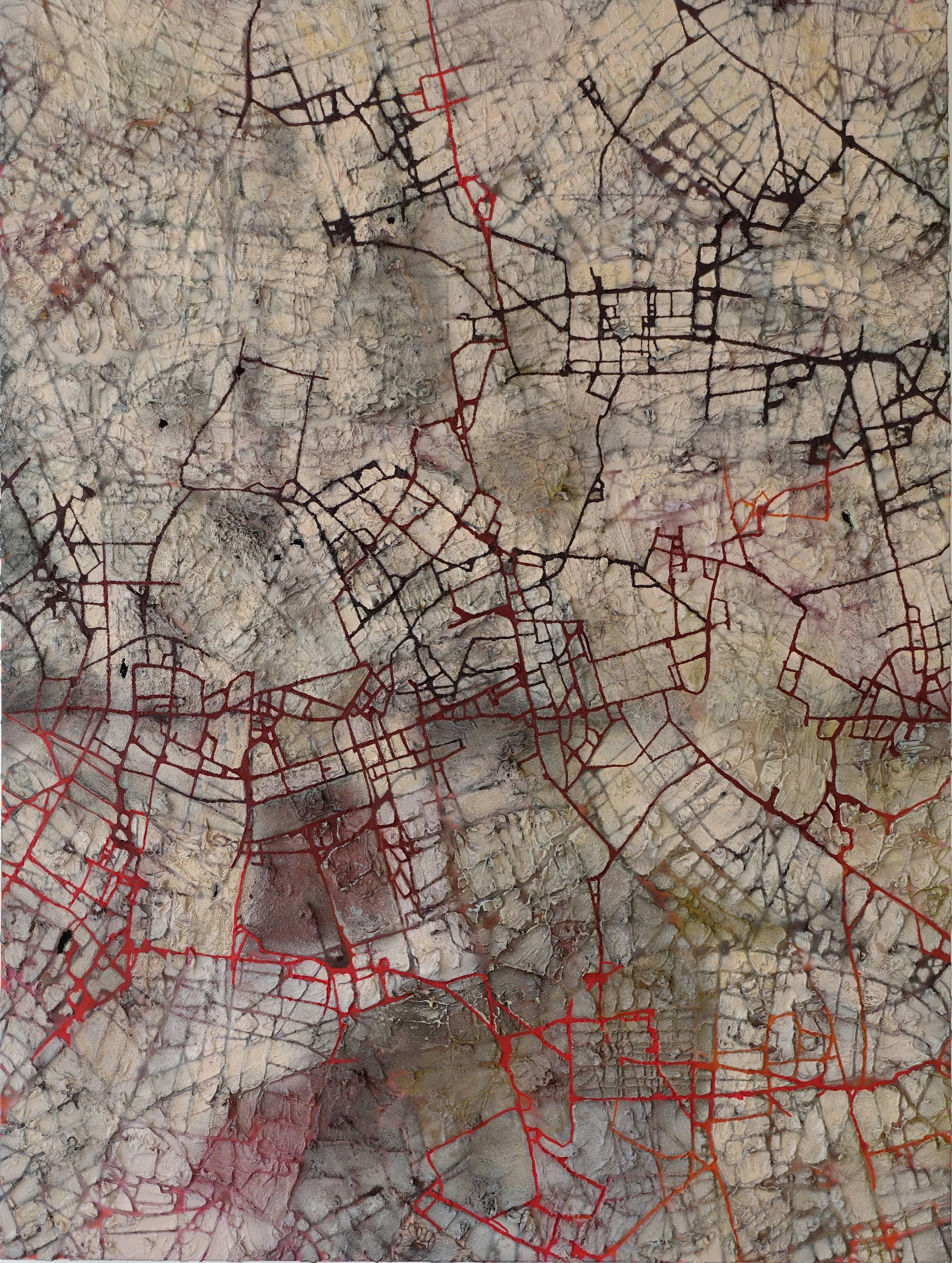 Stanza City Of Dreams British Abstract Art Oil Painting
