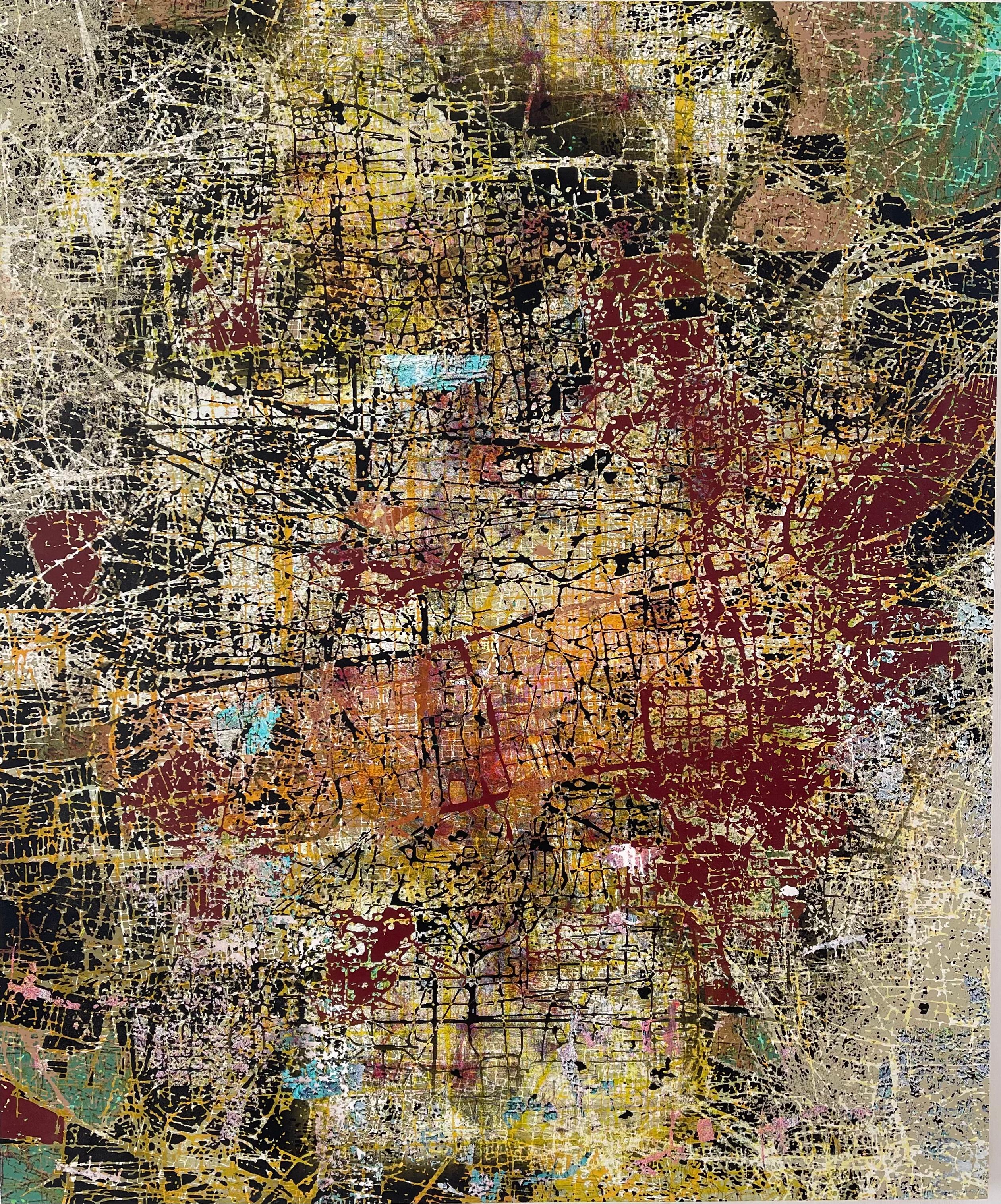 Conséquences et actions - Art abstrait contemporain Peinture numérique