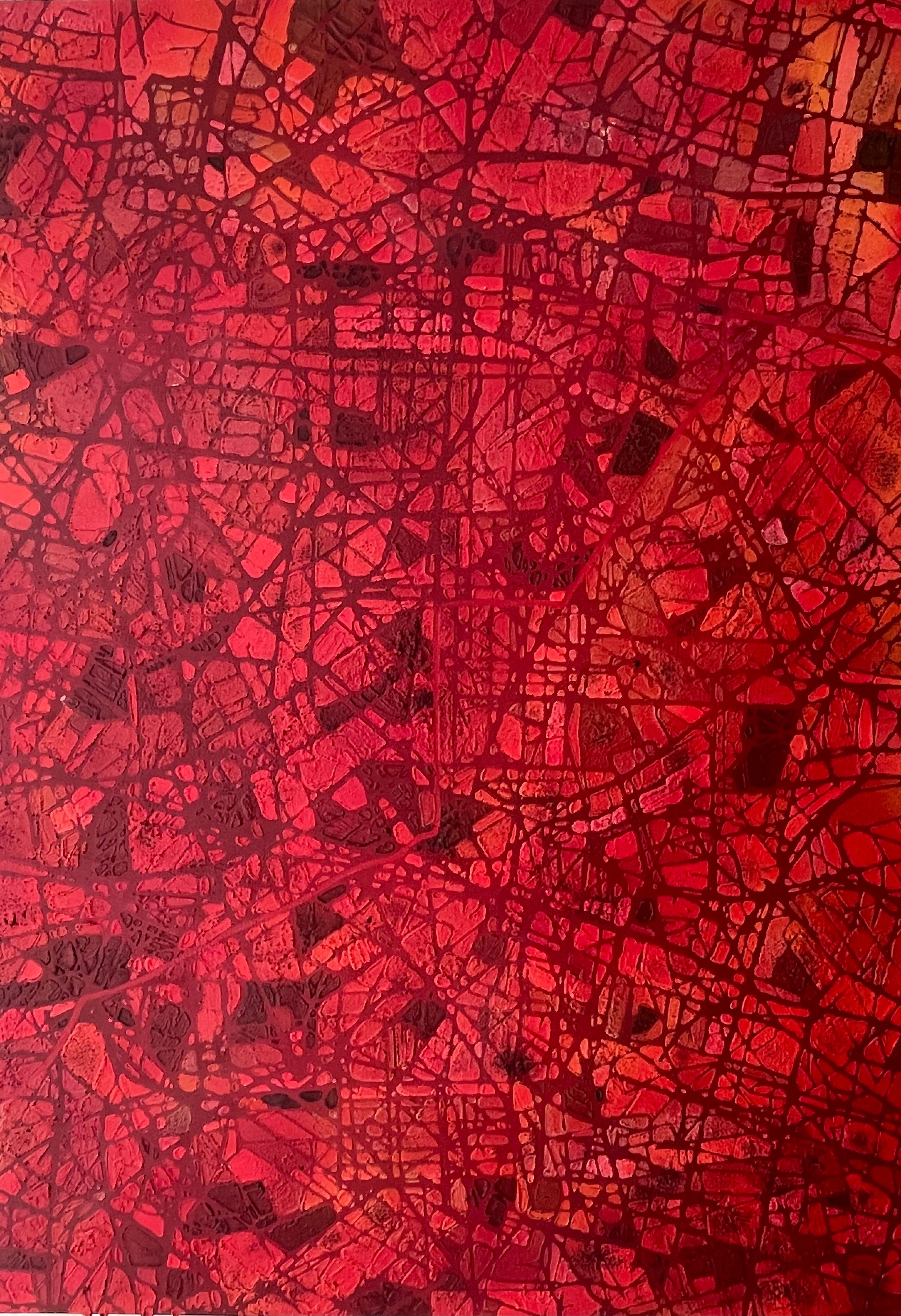 RGB Passato Presente Futuro - Pittura astratta contemporanea a olio Rosso Verde Blu 7