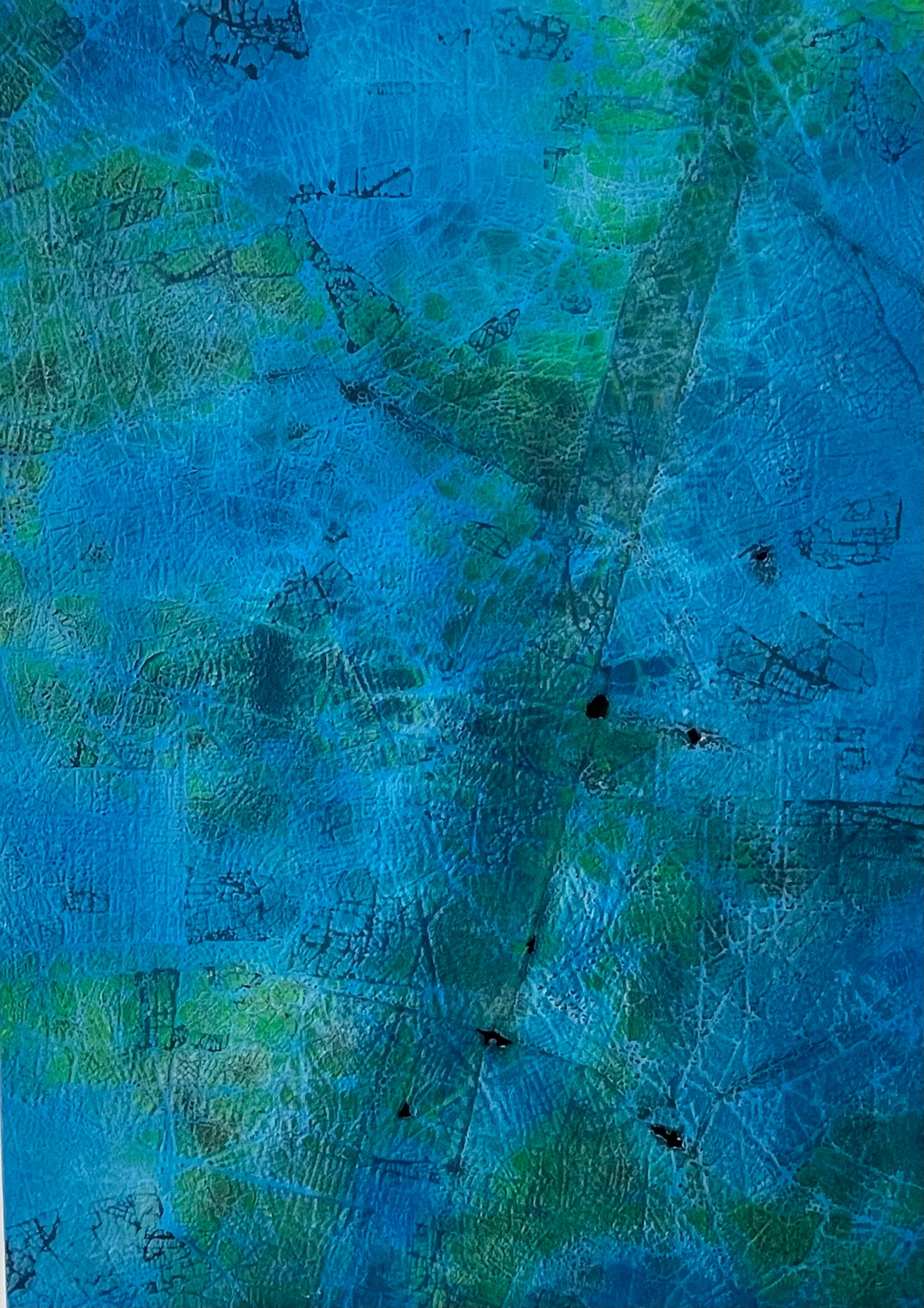 RGB Passato Presente Futuro - Pittura astratta contemporanea a olio Rosso Verde Blu 3