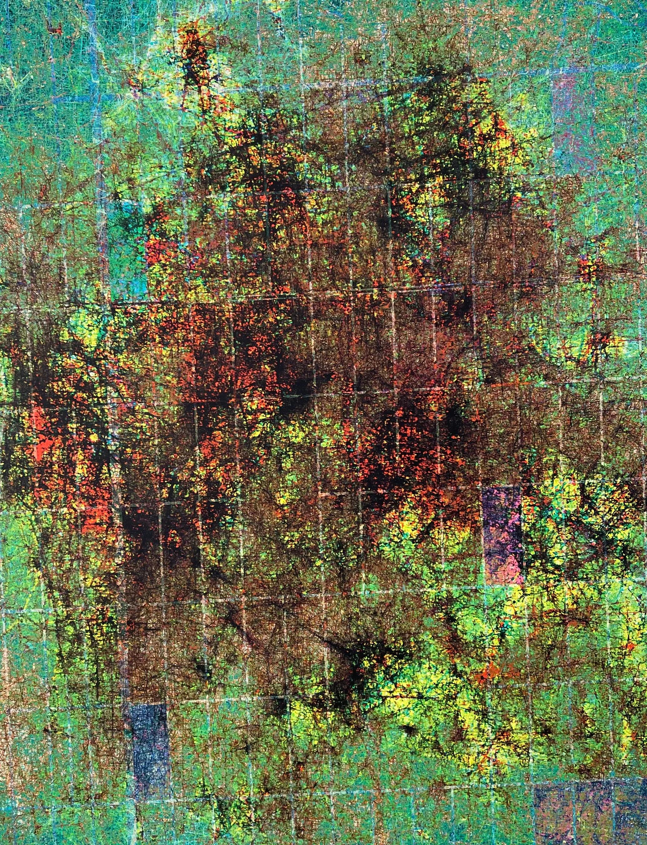 Systèmes d'interférence - Art abstrait contemporain Peinture numérique