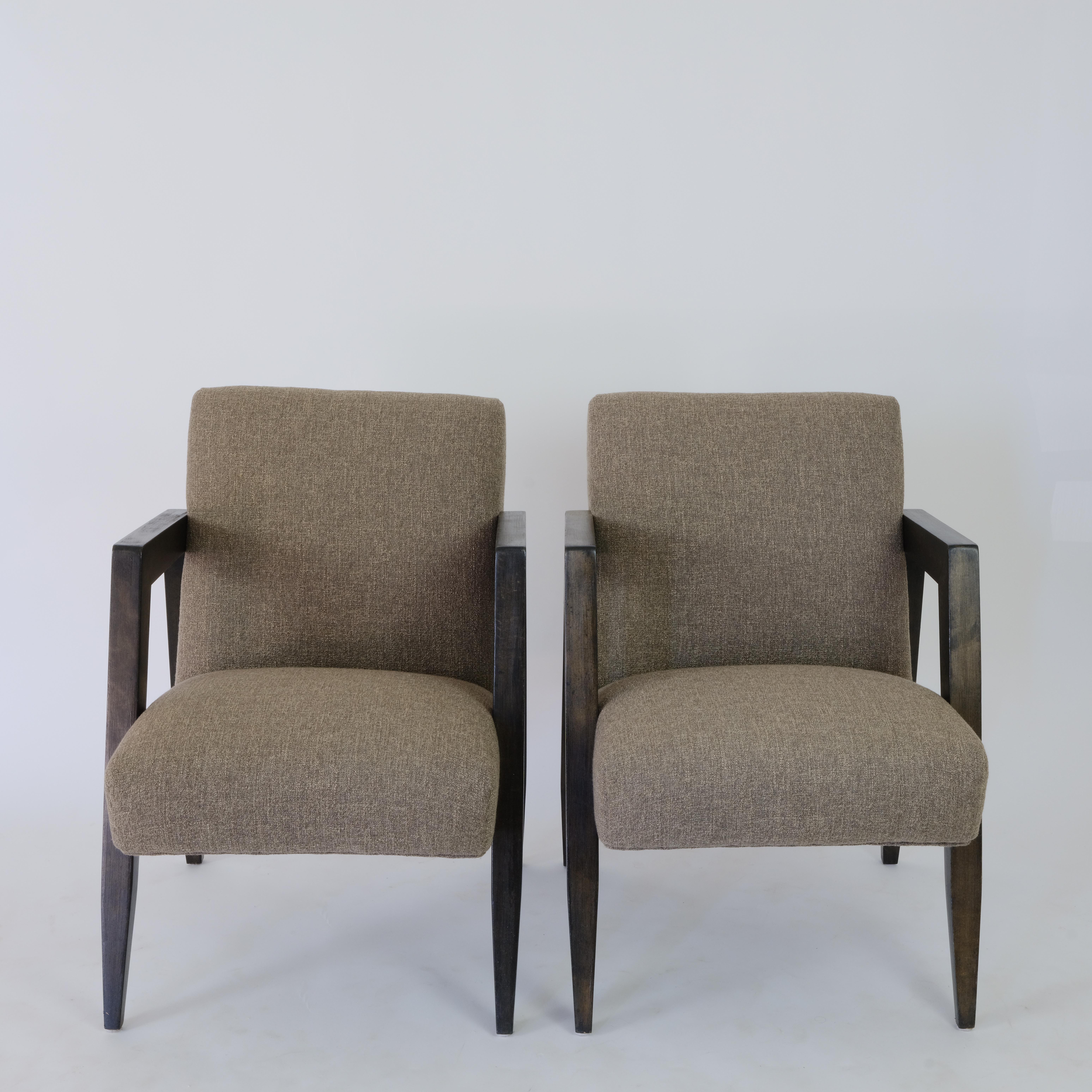 Mid-Century moderno Sedie con gambe a graffetta Mid Century Modern in vendita